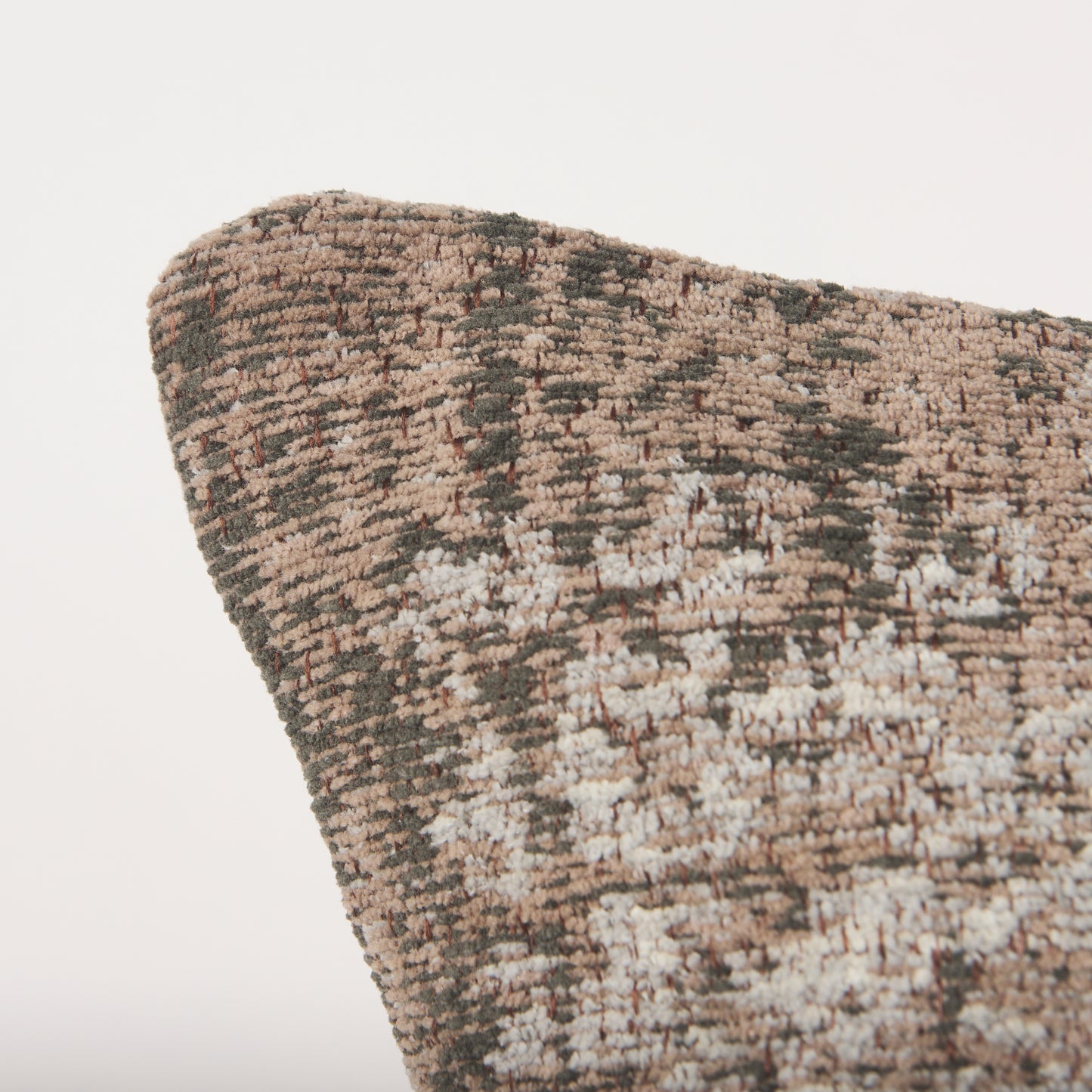 Khloe 20x20 Taupe Square Pillow Cover