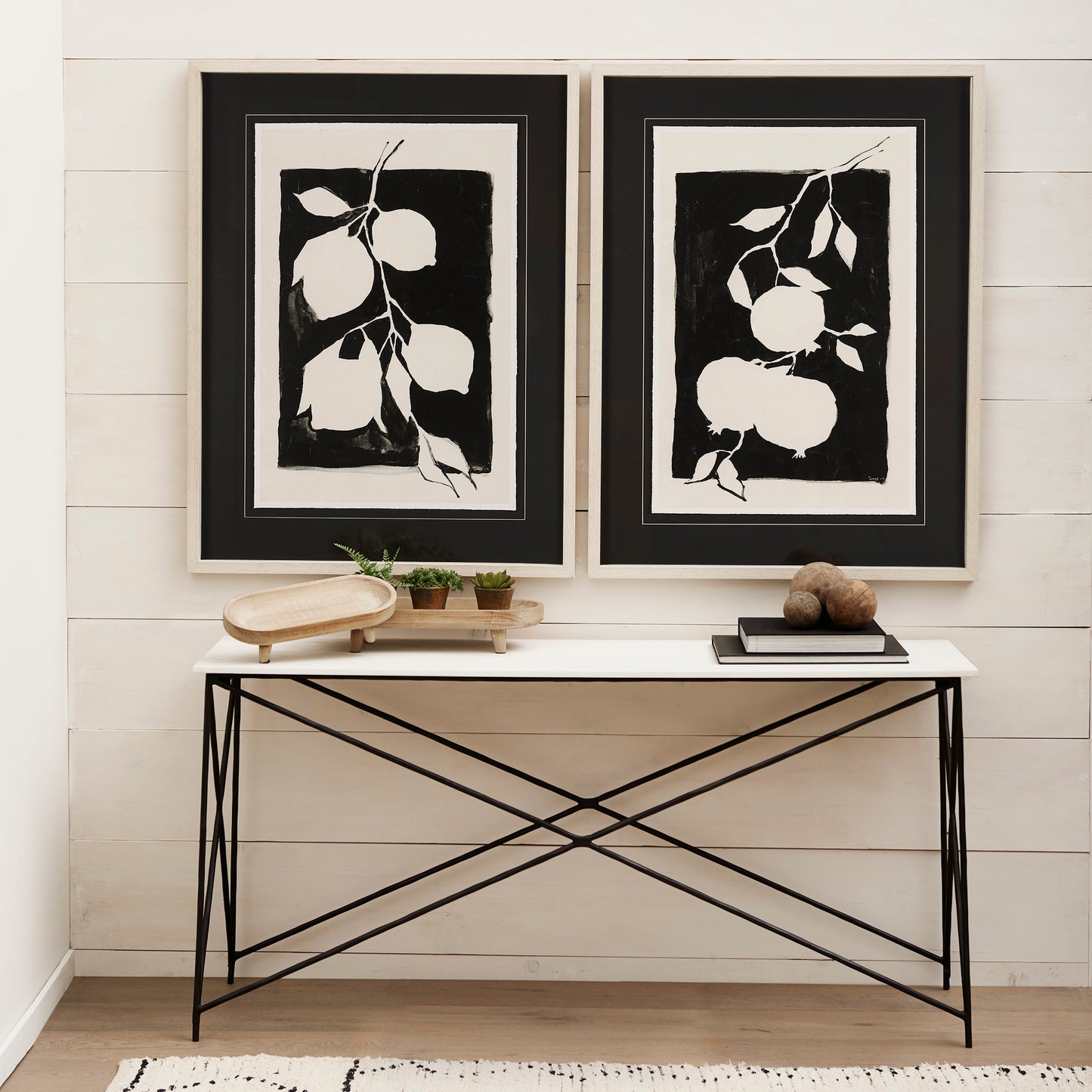 Lorlei Console Table White Marble | Gray Iron - console-tables
