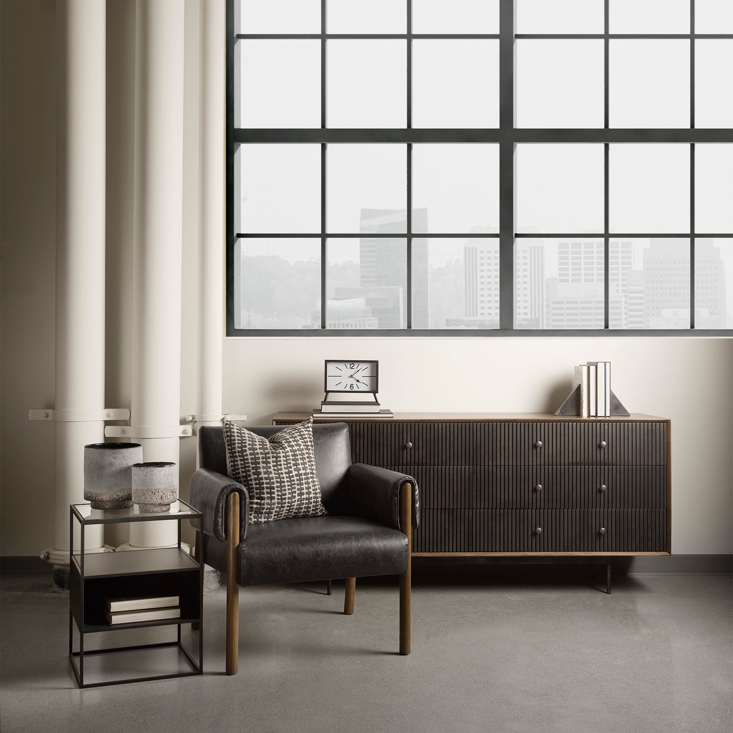 Grace Sideboard Brown Wood - sideboards-and-buffets