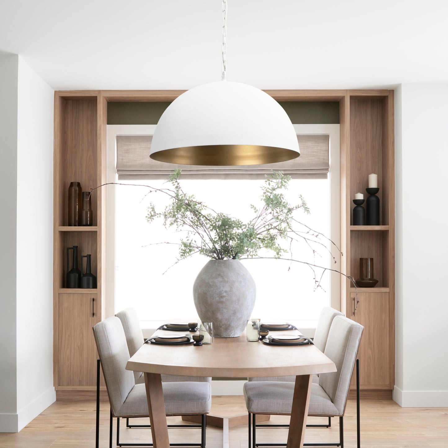 Juniper Pendant Light White | 36’’ Round - pendant-light