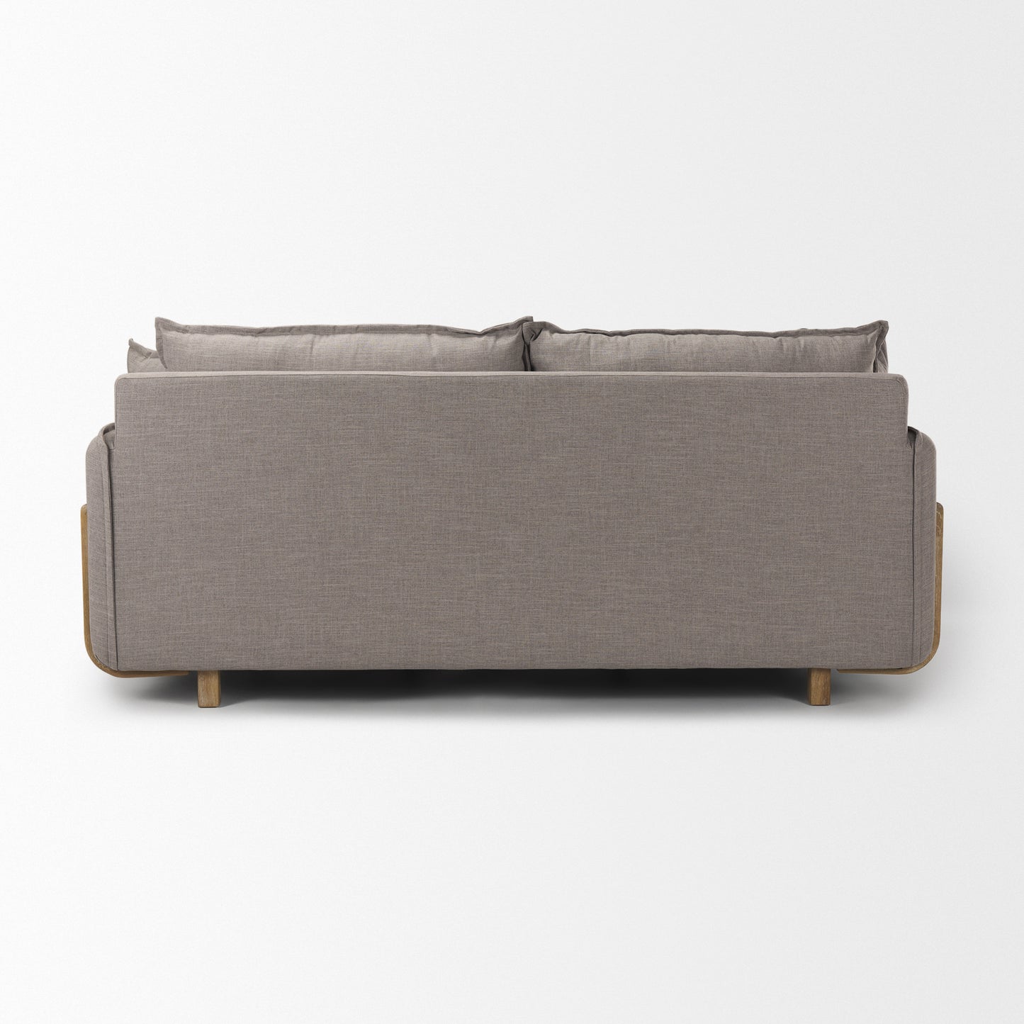 Roy I 84" Flint Gray Upholstered Three Seater Sofa