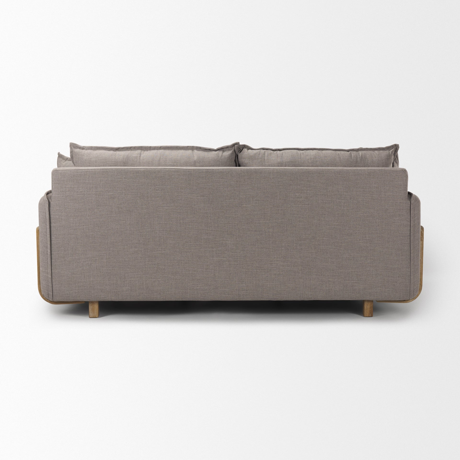 Roy I 84" Flint Gray Upholstered Three Seater Sofa