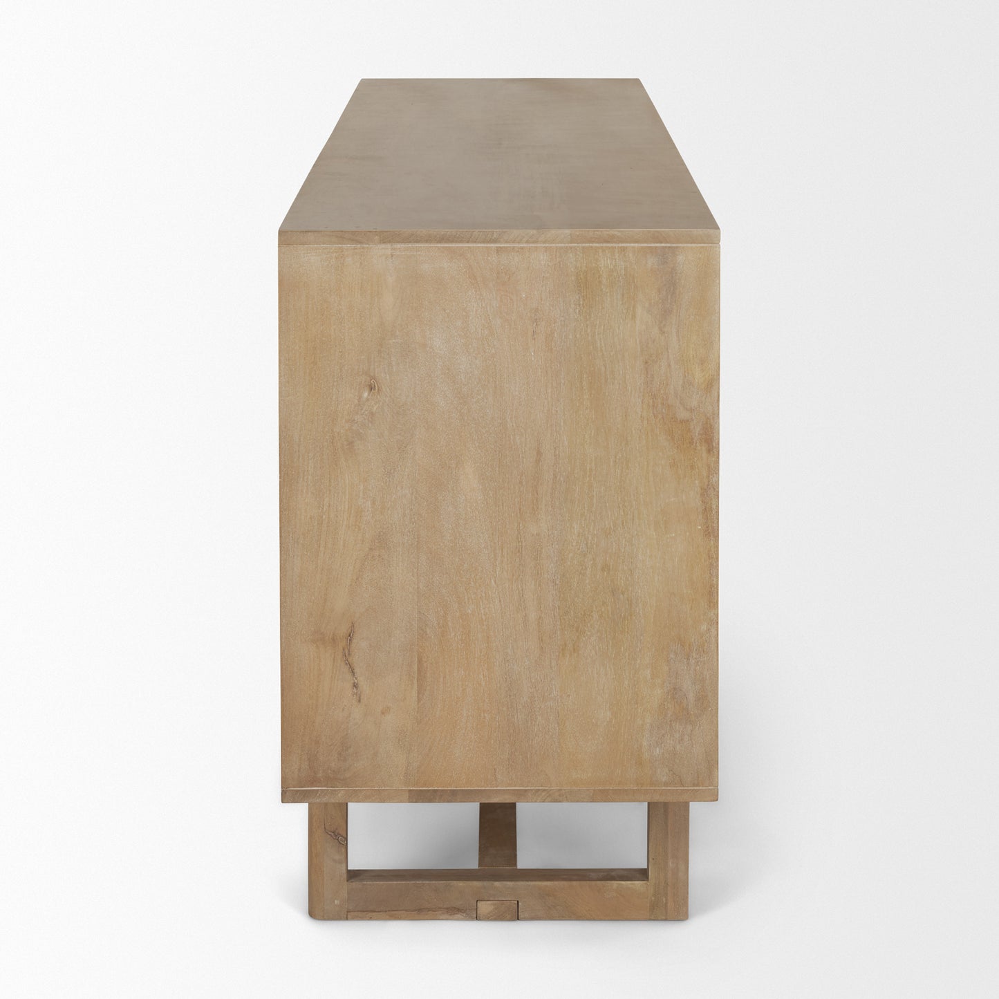 Grier 72" Light Brown Solid Wood W/ Cane Sideboard