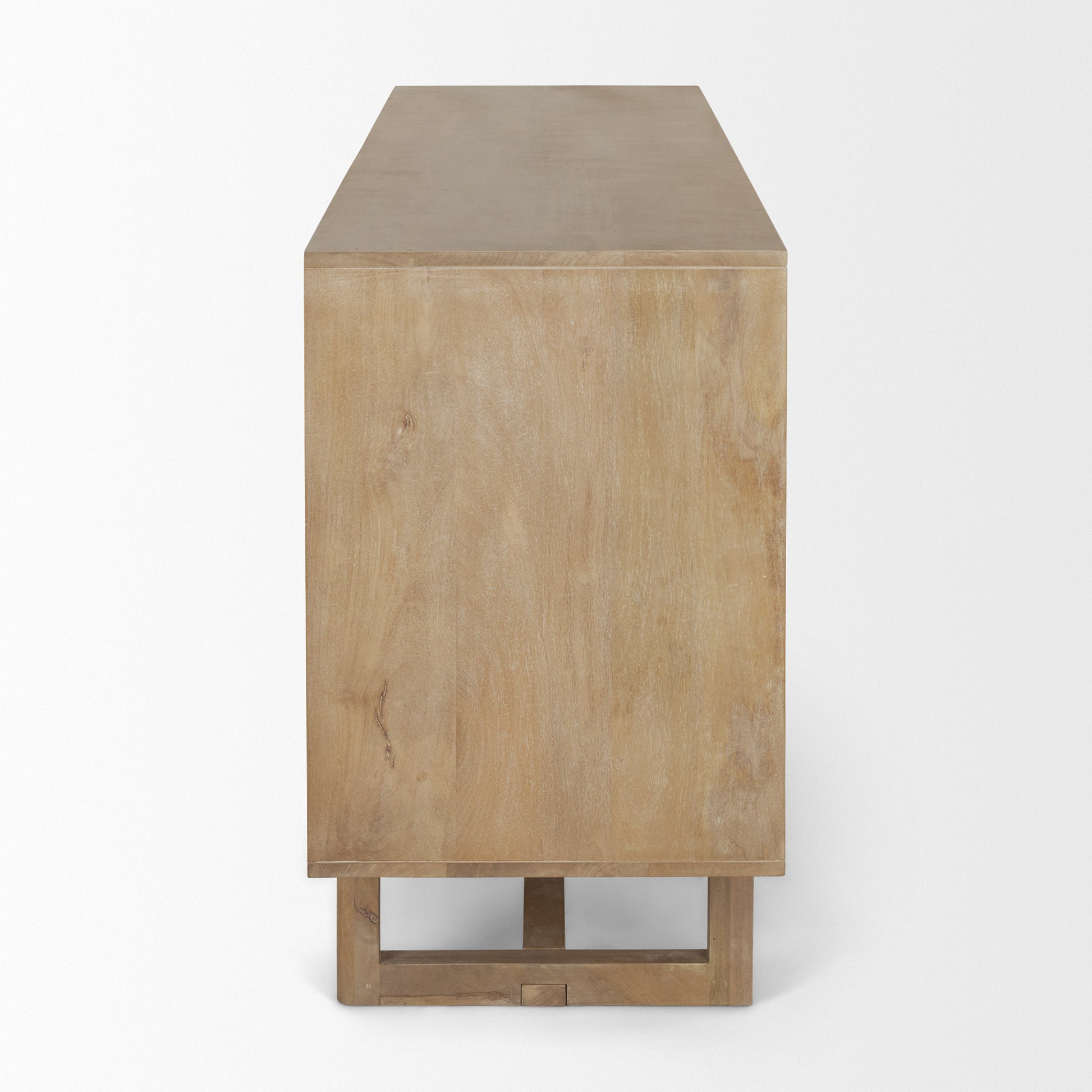 Grier 72" Light Brown Solid Wood W/ Cane Sideboard