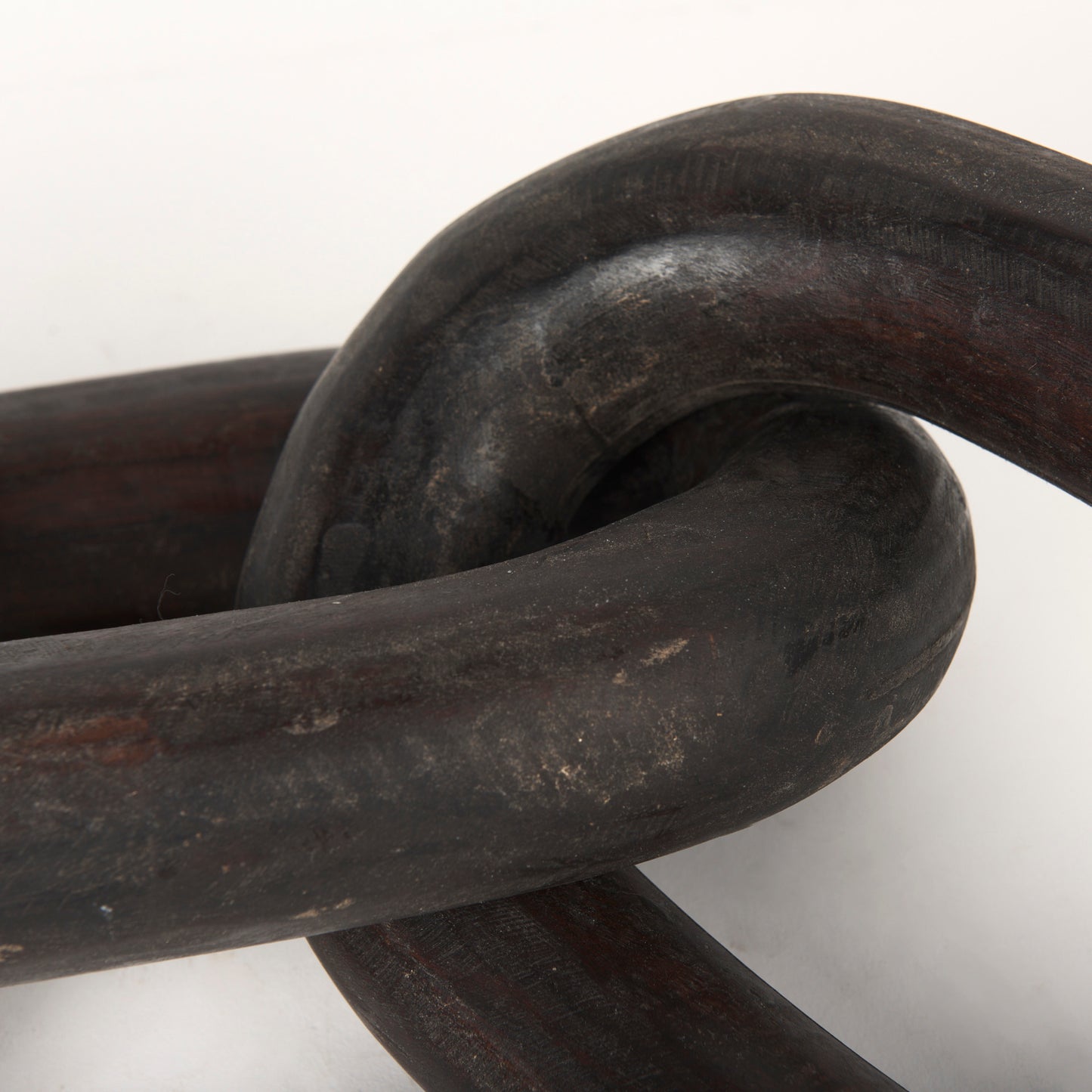 Tayla Large Black-Brown Wood Chain Link
