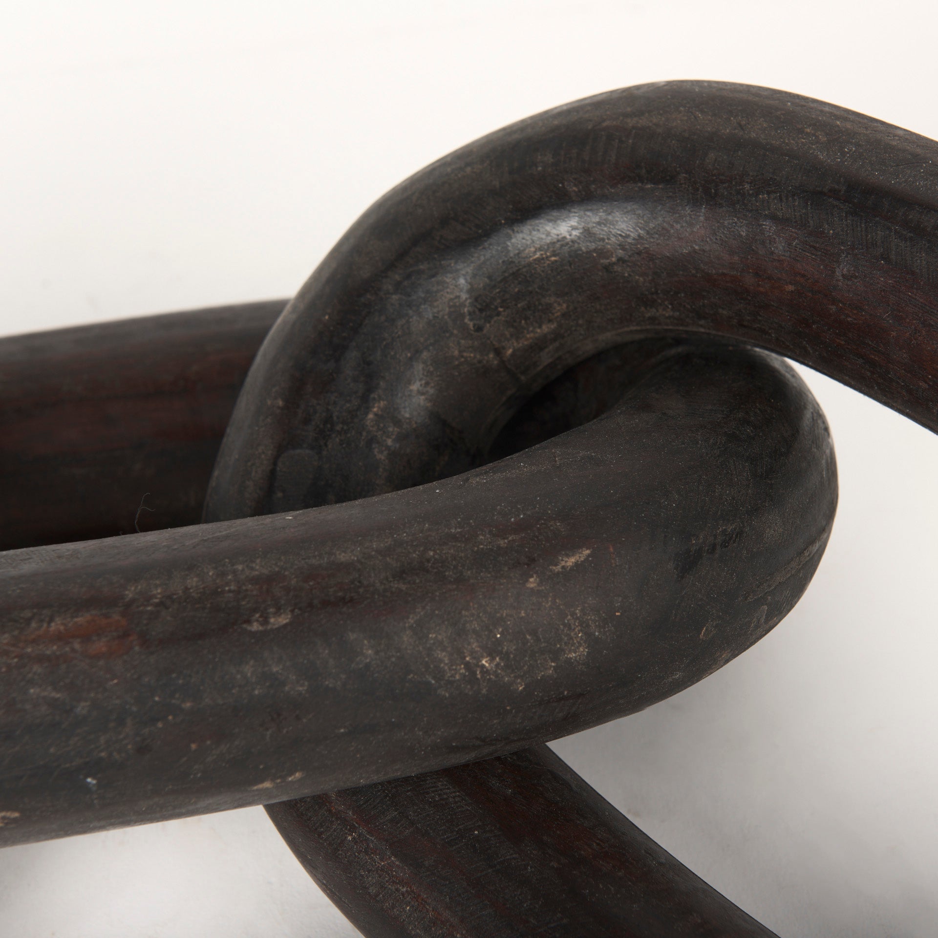 Tayla Large Black-Brown Wood Chain Link