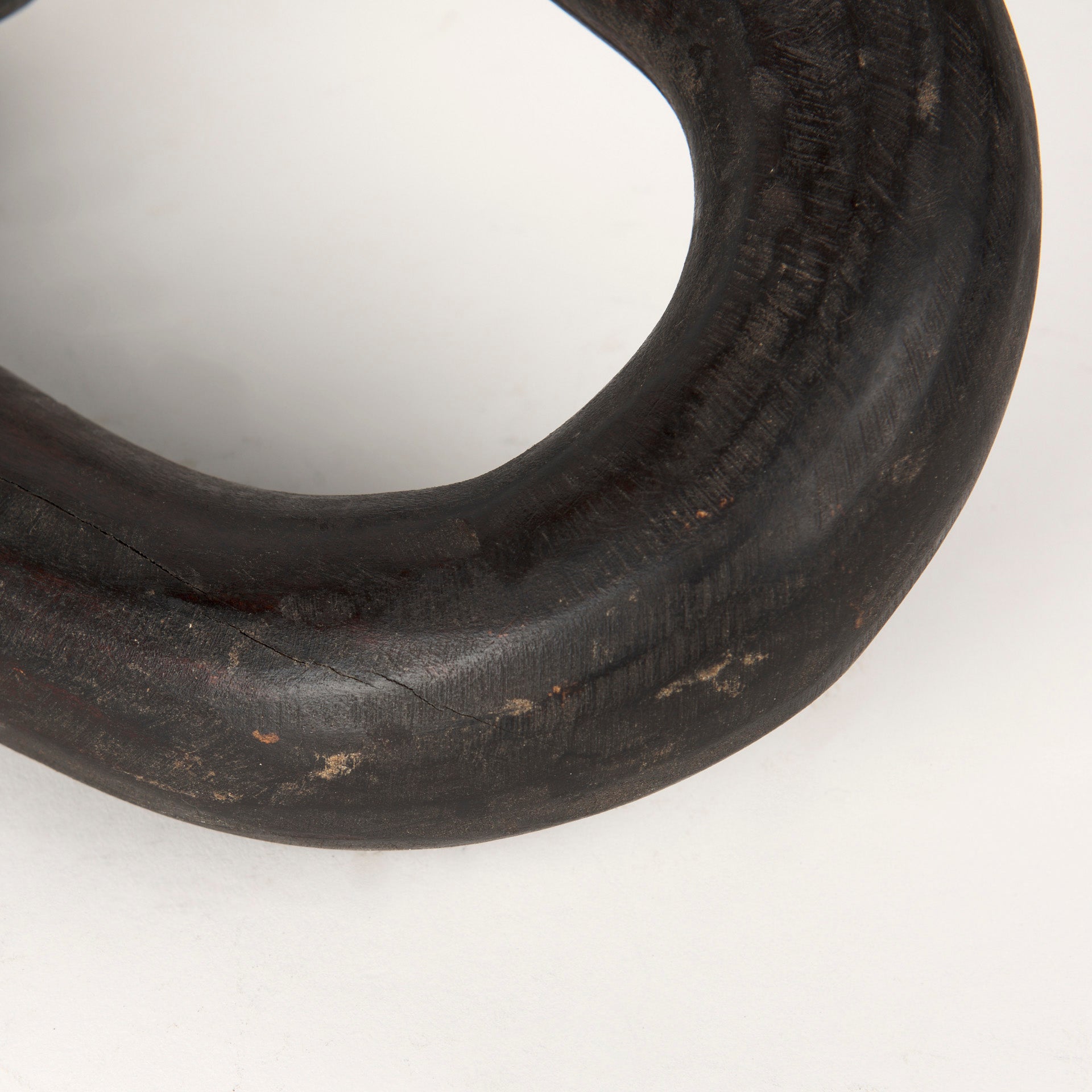 Tayla Large Black-Brown Wood Chain Link