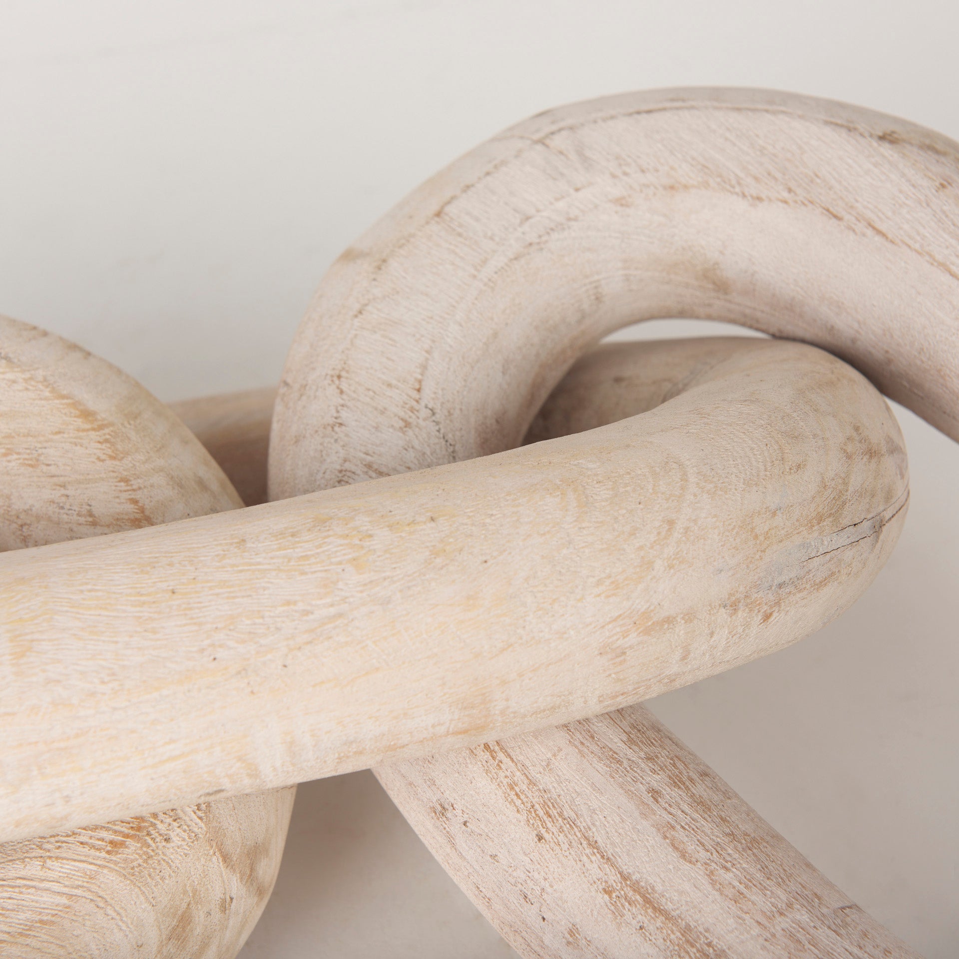 Tayla Large Blonde Wood Chain Link