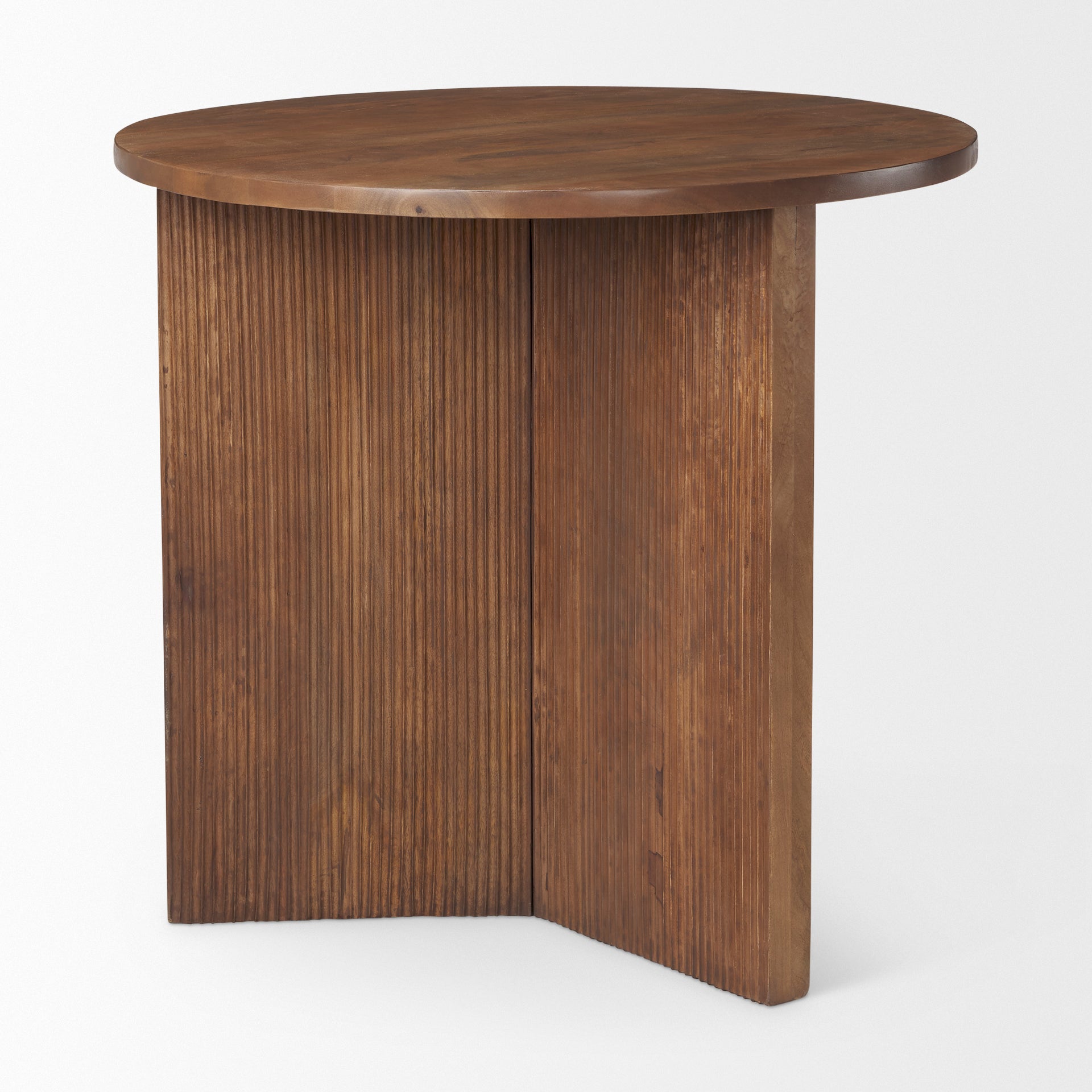 Enzo Accent Table Medium Brown Wood - accent-tables