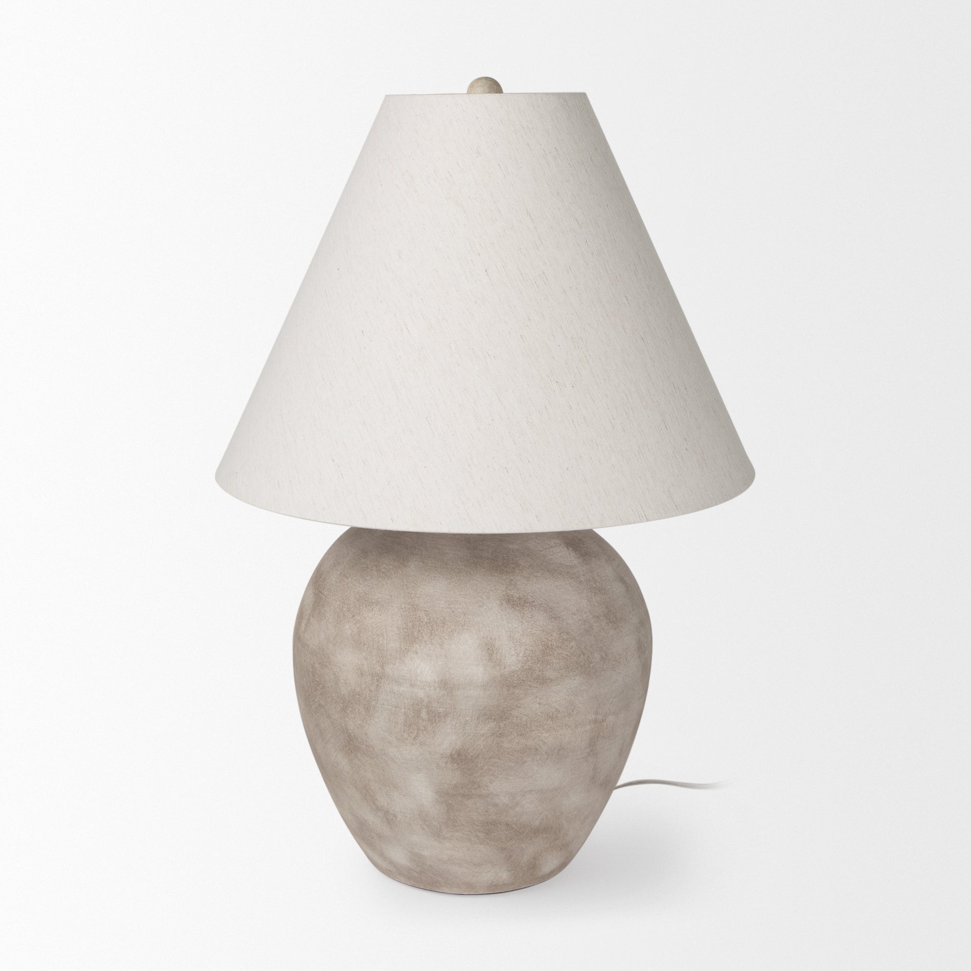 Marvin Table Lamp Taupe Ceramic - table-lamps