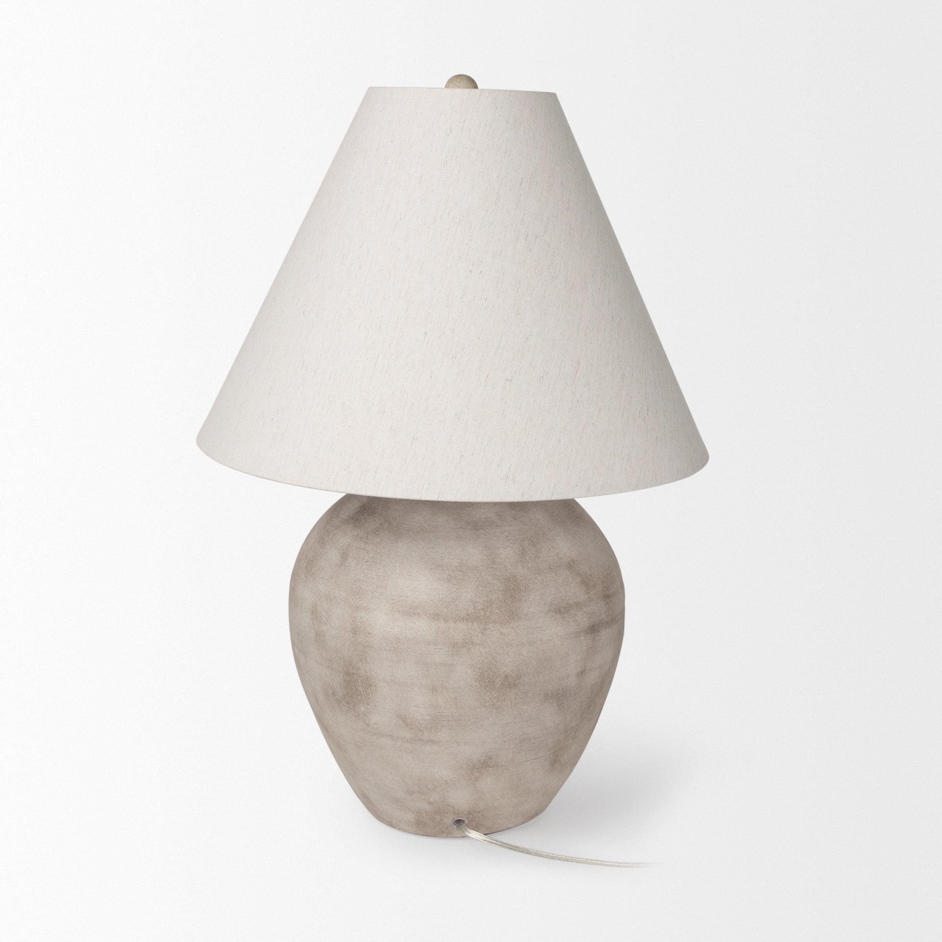 Marvin Table Lamp Taupe Ceramic - table-lamps