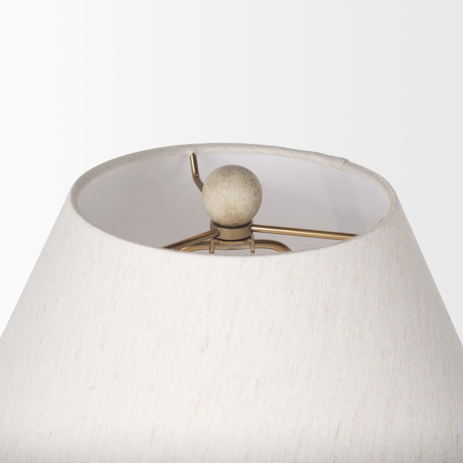 Marvin Table Lamp Taupe Ceramic - table-lamps