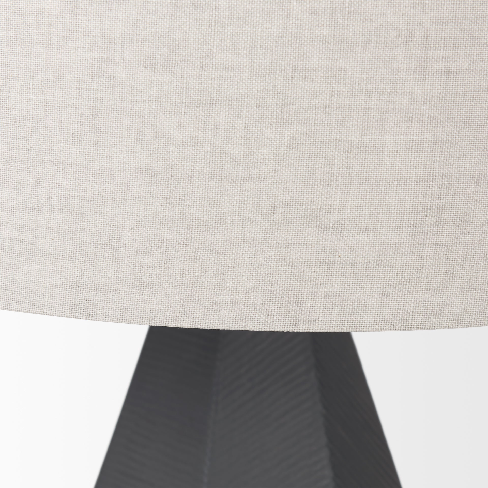 Piven Black w/ Gray Wash Textured Ceramic Table Lamp