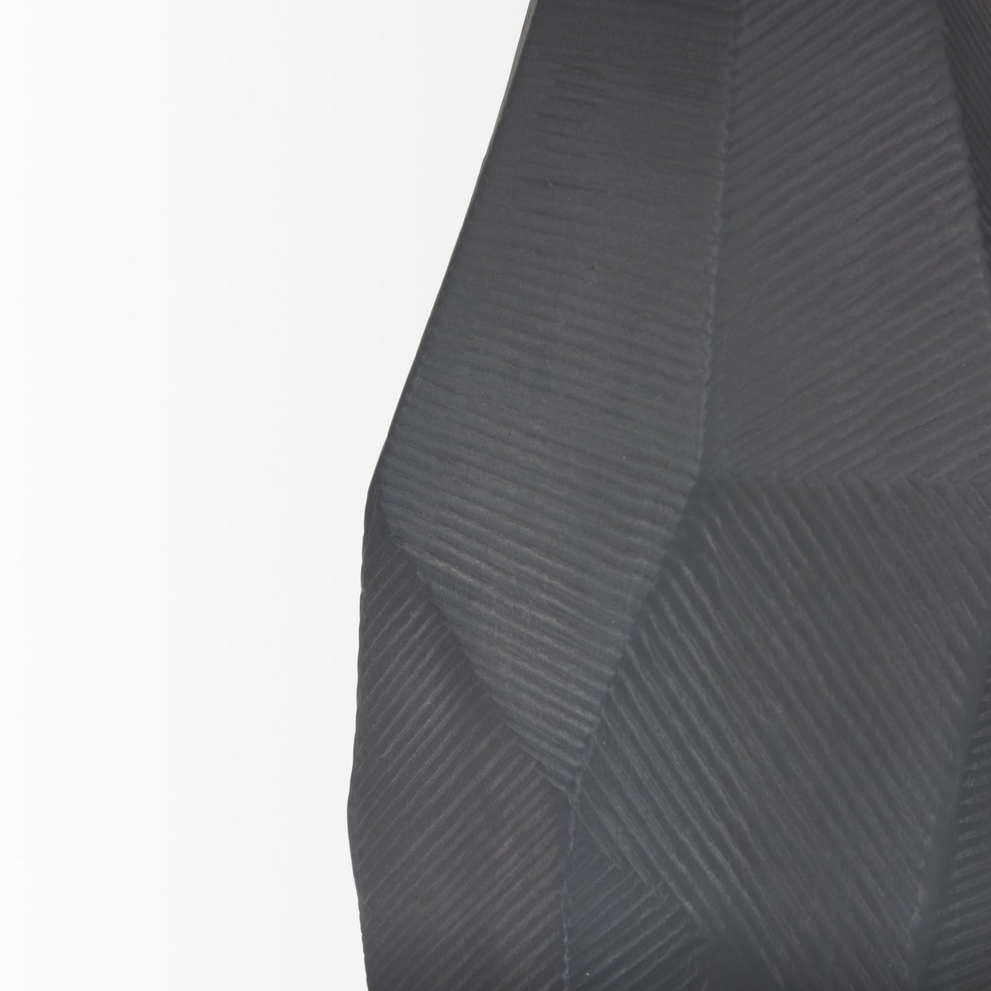 Piven Black w/ Gray Wash Textured Ceramic Table Lamp