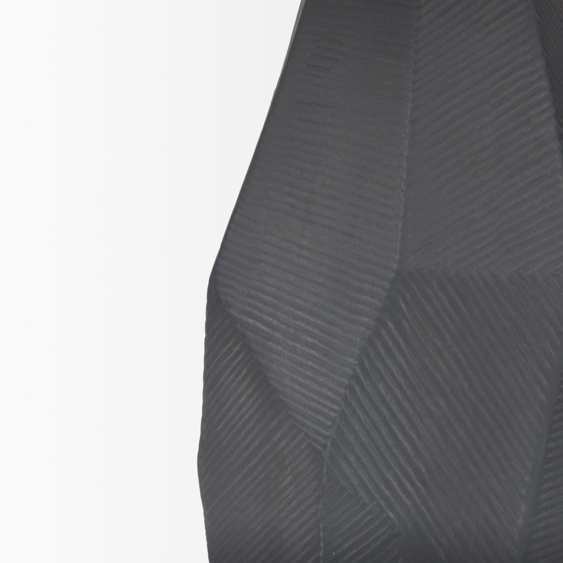 Piven Black w/ Gray Wash Textured Ceramic Table Lamp