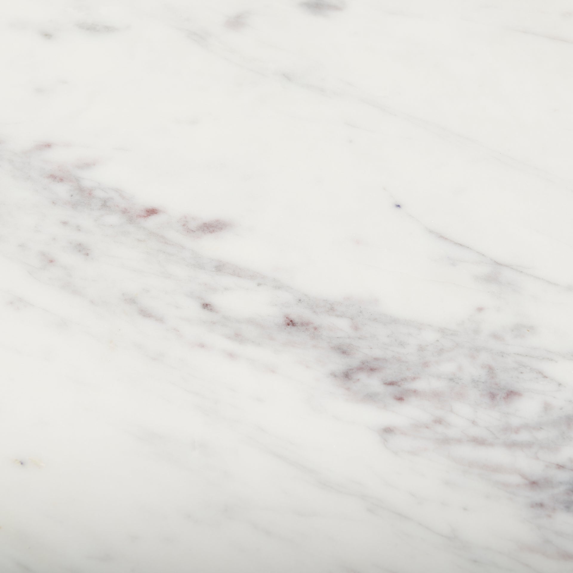 Amika White Marble Top Black Metal Base Console Table