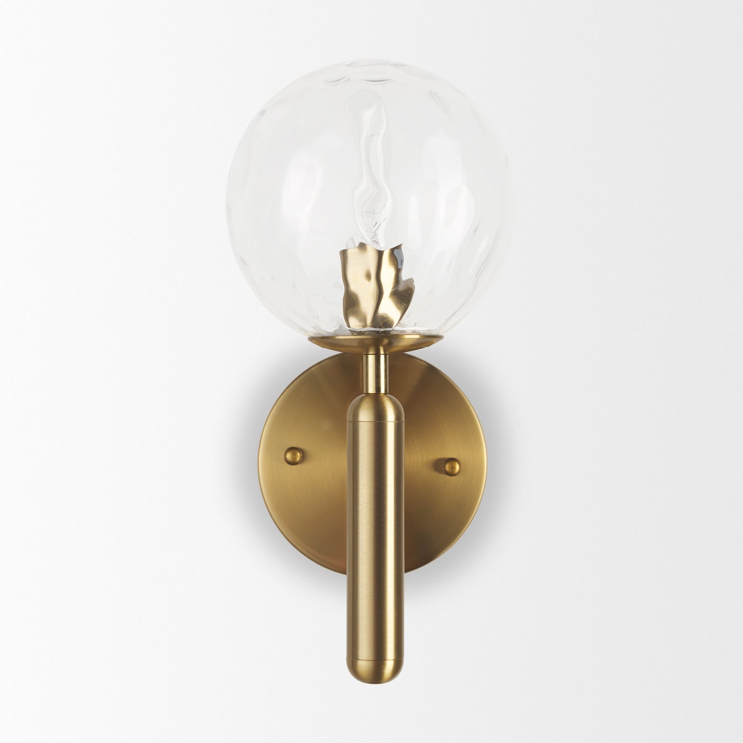 Britton Wall Sconce Gold Metal | Clear Glass - wall-fixtures