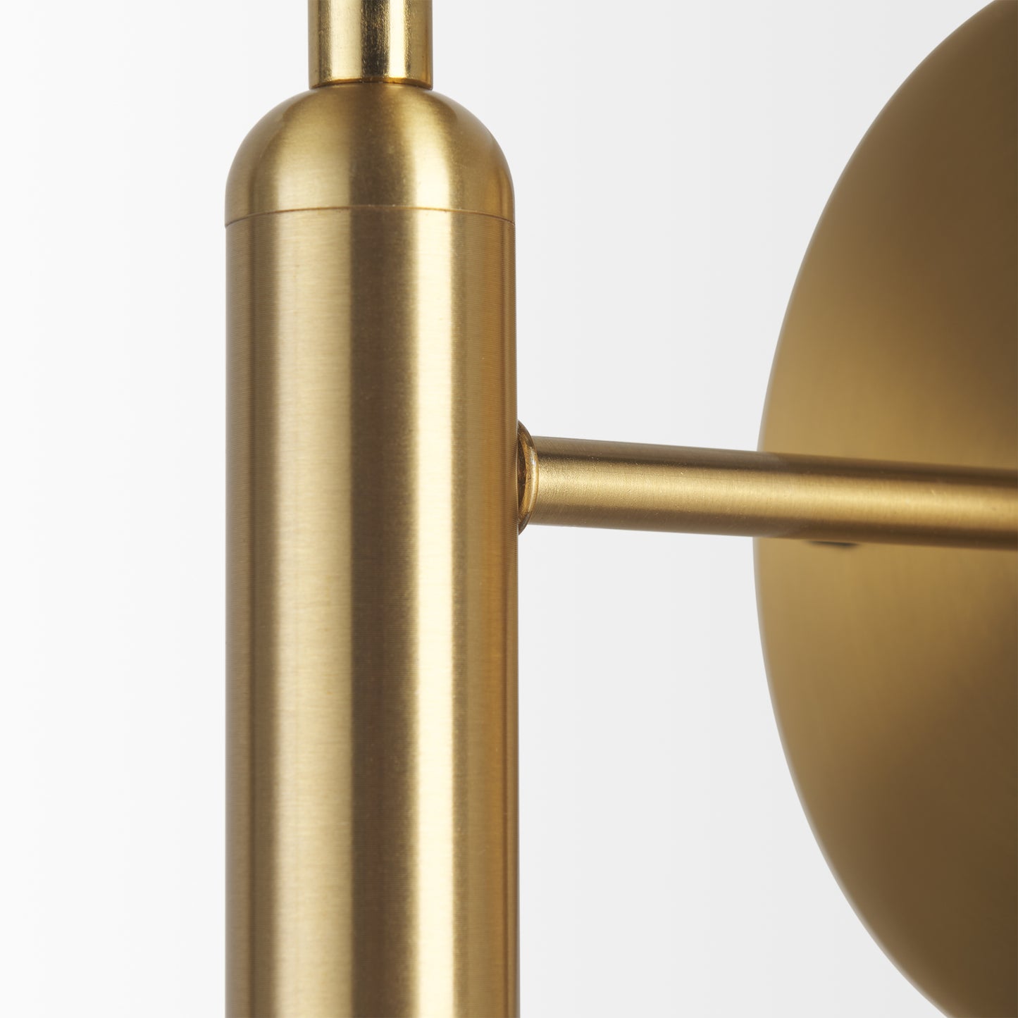 Britton Gold Metal w/ Clear Glass Globe 1-Light Wall Sconce