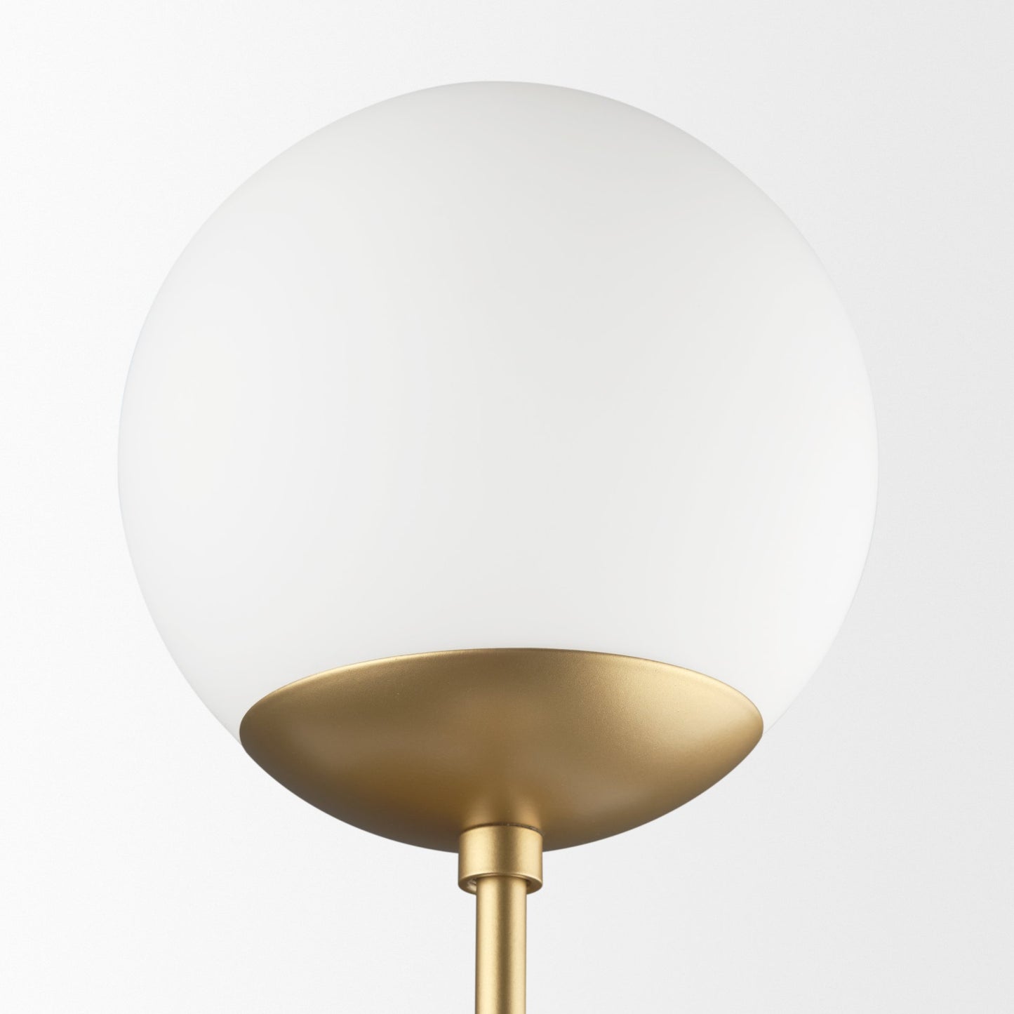 Edie Brushed Gold Metal w/ Frosted Glass Globes 2-Light Wall Sconce