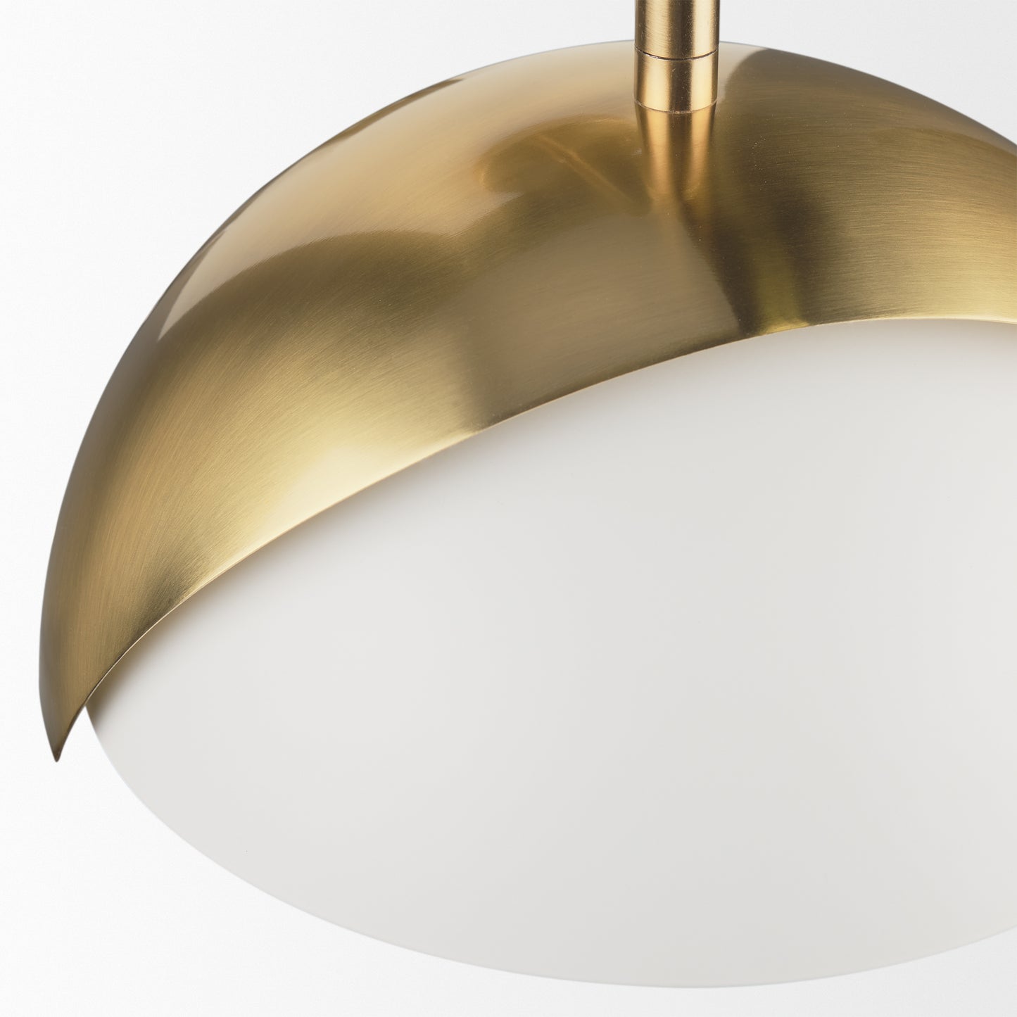 Cybill Wall Sconce Gold Metal | White Shade - wall-fixtures