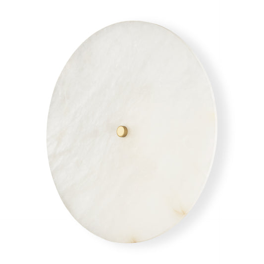 Dolly Wall Sconce Gold Metal | Alabaster - wall-fixtures