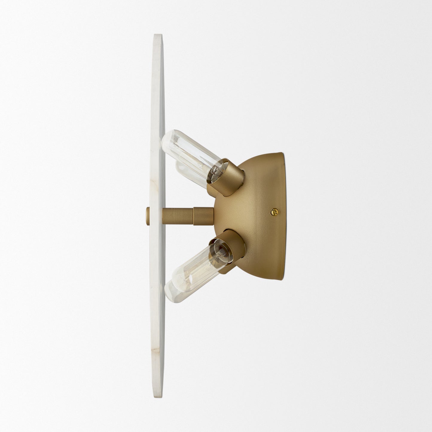 Dolly Wall Sconce Gold Metal | Alabaster - wall-fixtures