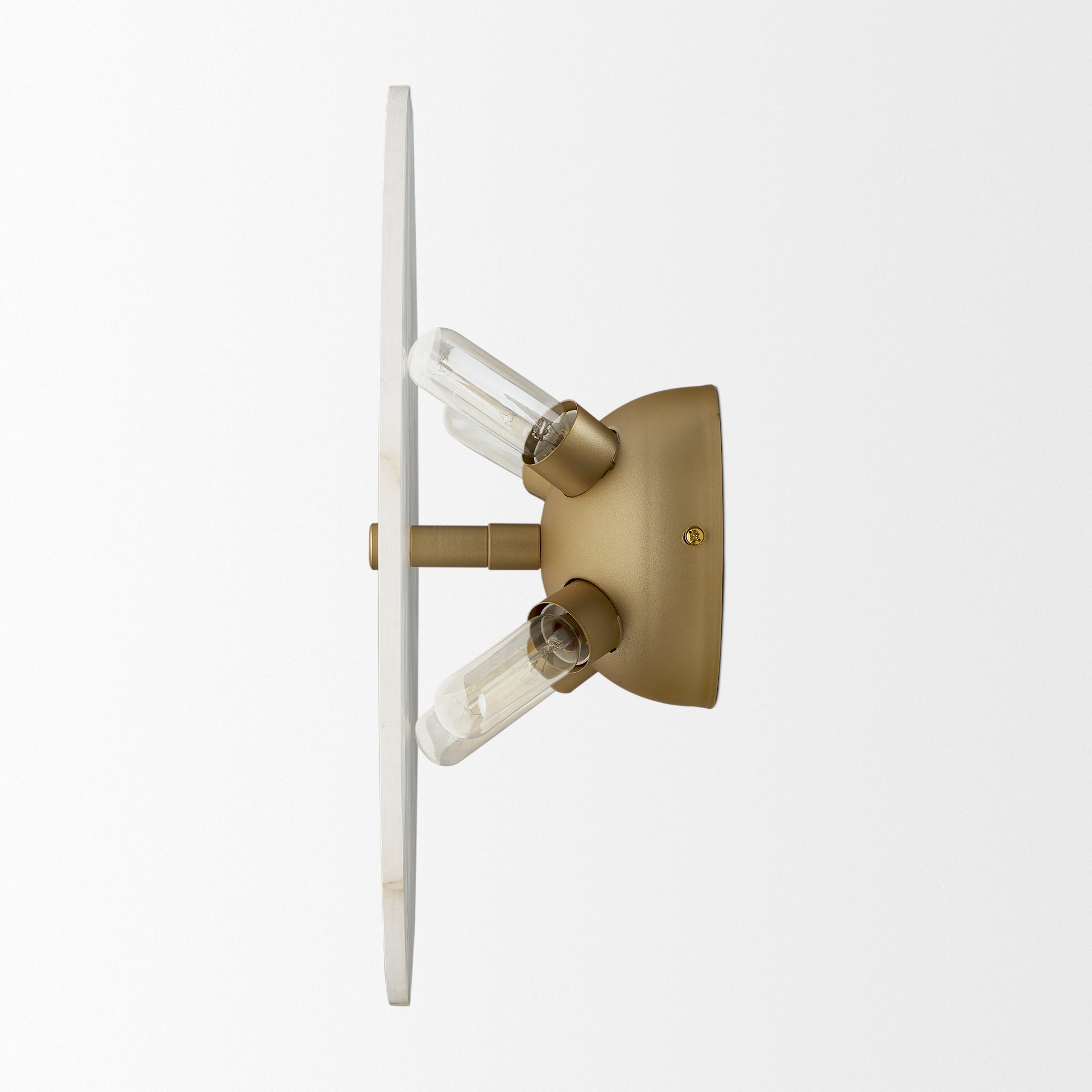 Dolly Wall Sconce Gold Metal | Alabaster - wall-fixtures