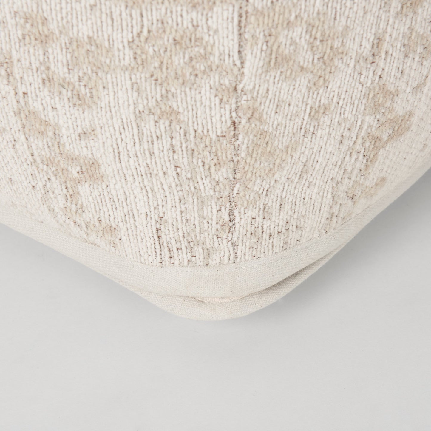 Khloe Pouf Cream | Jacquard | Small - poufs