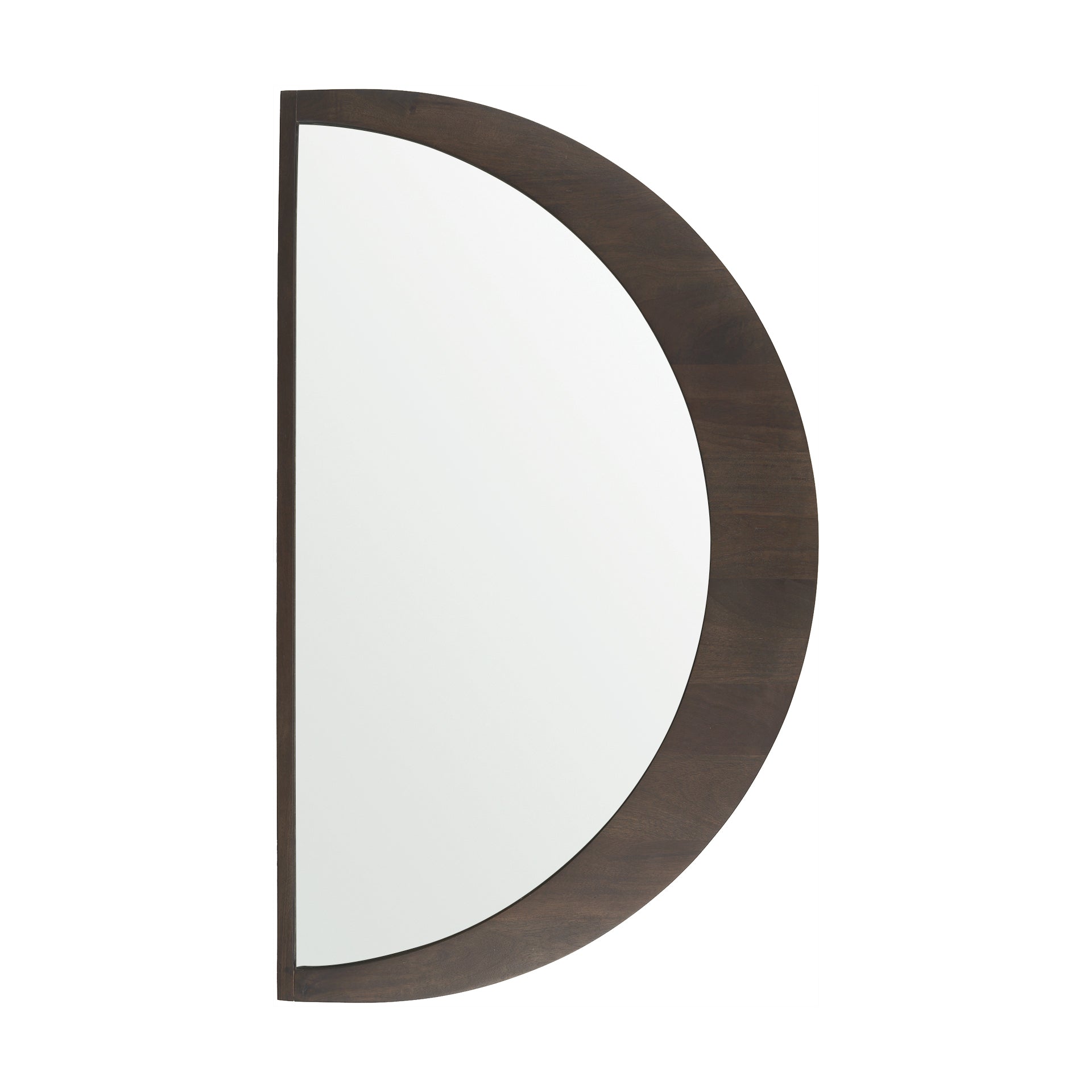 Celeste Dark Brown Wood Large Mirror