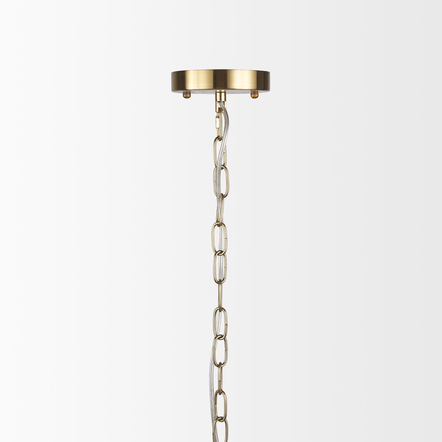 Britton Chandelier Gold Metal | Clear Glass - chandeliers