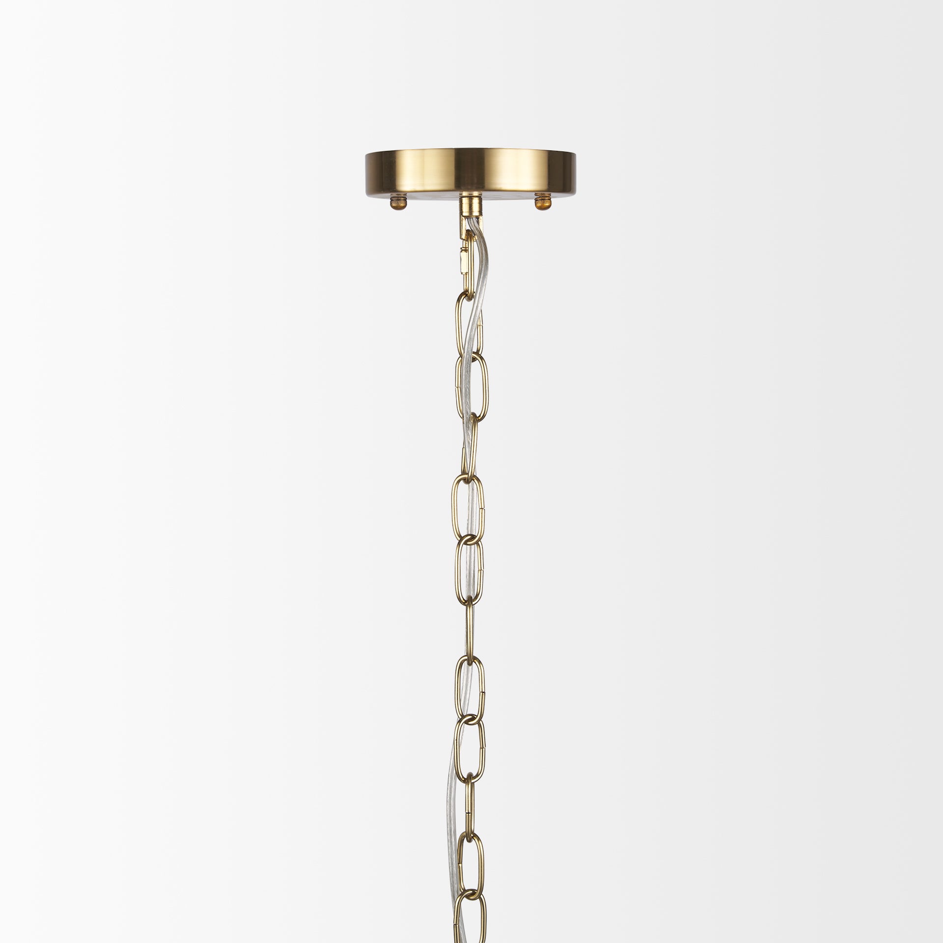 Britton Chandelier Gold Metal | Clear Glass - chandeliers