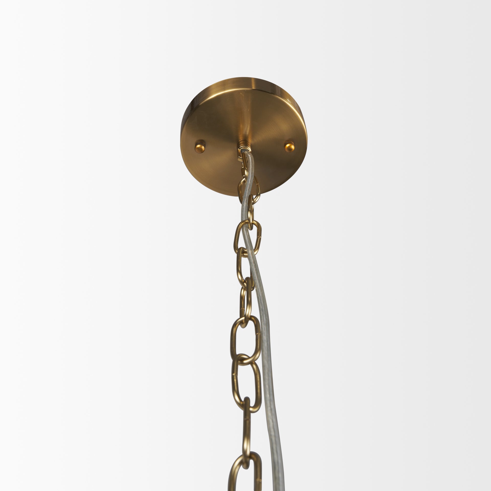 Britton Chandelier Gold Metal | Clear Glass - chandeliers