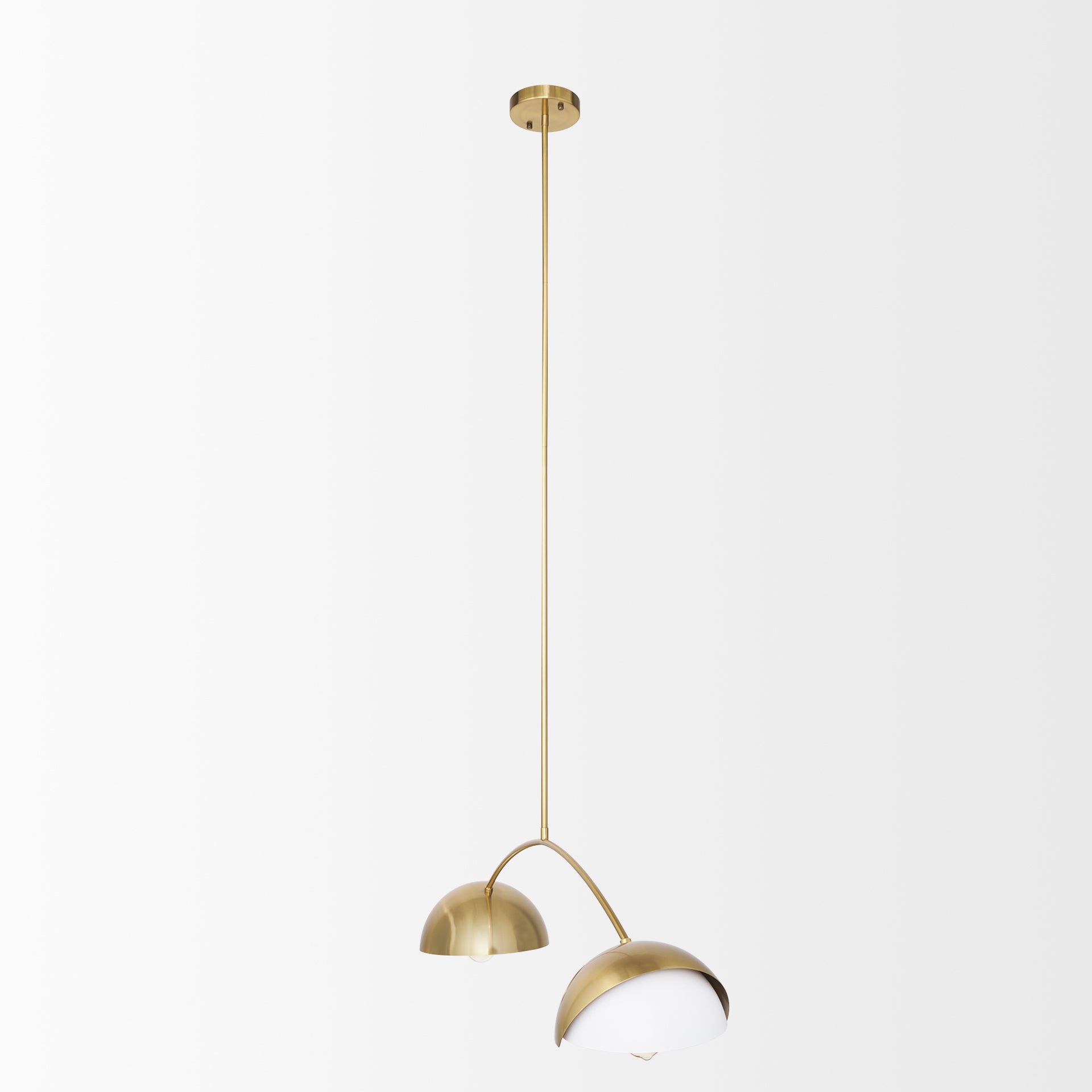 Cybill Chandelier Gold Metal | 2 Lights - chandeliers
