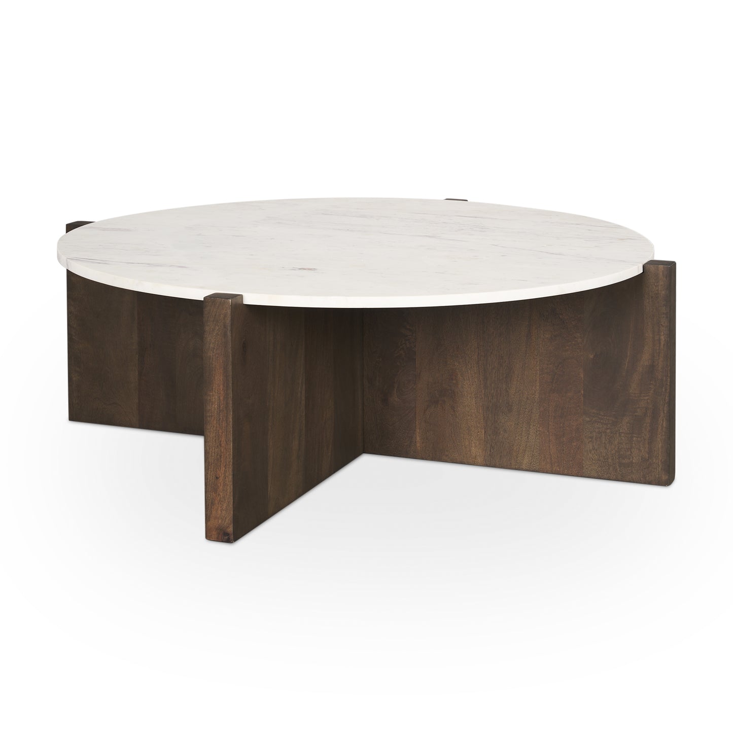 Bianca Coffee Table Dark Brown | Marble - coffee-tables