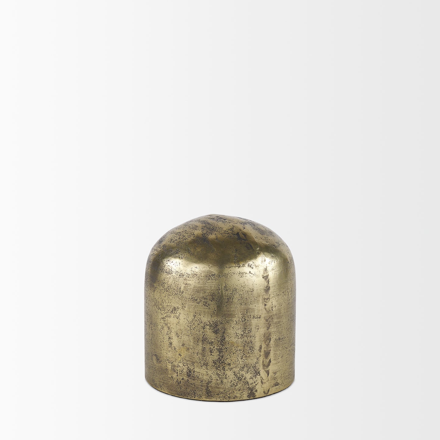 Quonset Short Brass Finished Aluminum Metal Ornament
