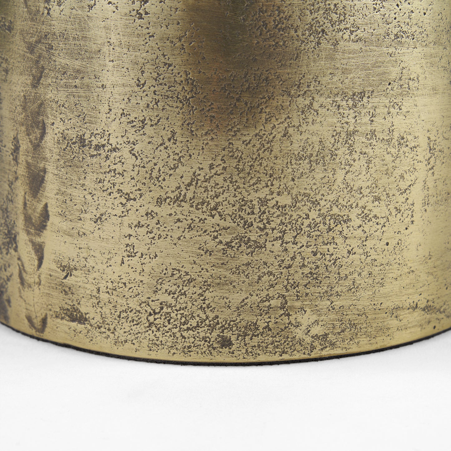 Quonset Short Brass Finished Aluminum Metal Ornament