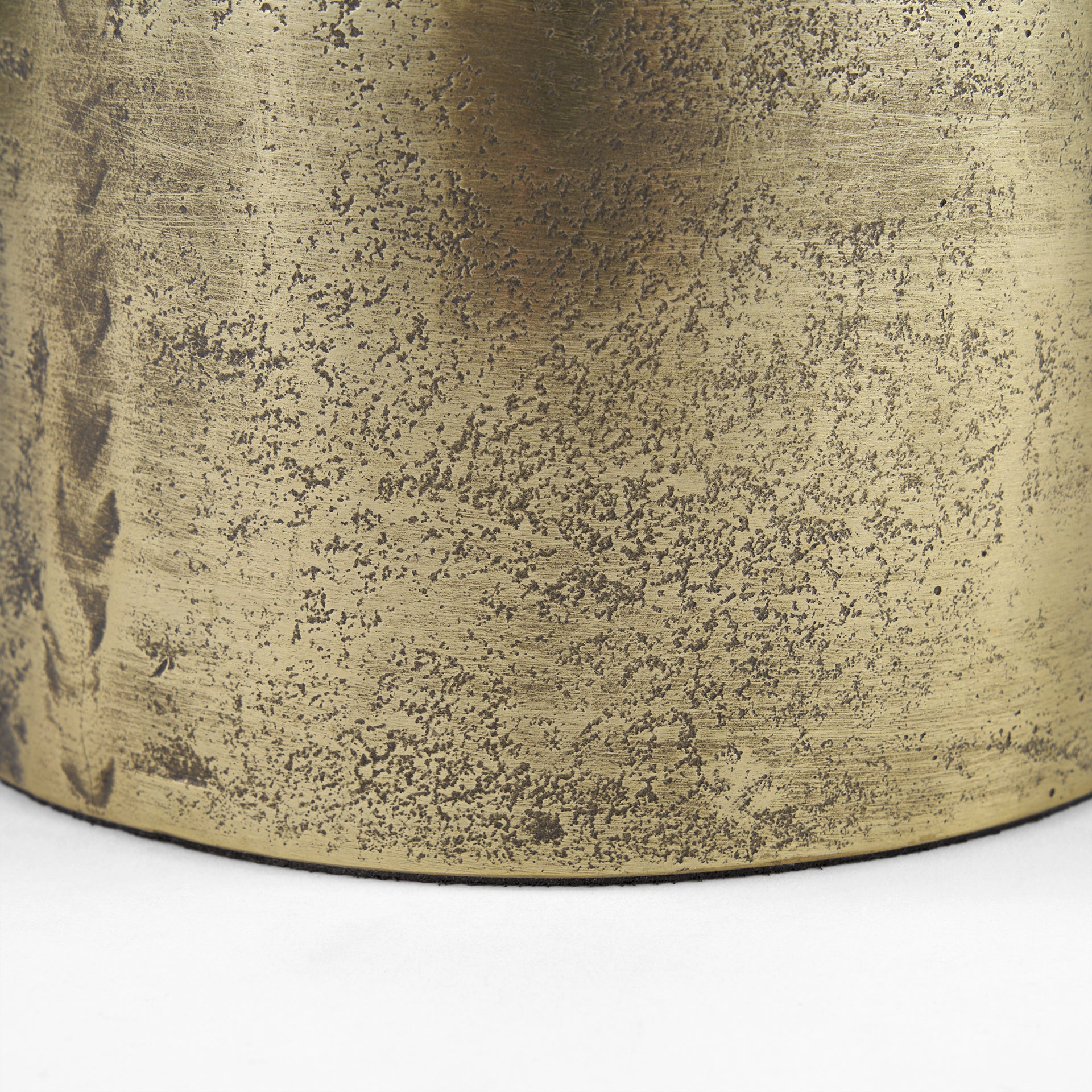Quonset Short Brass Finished Aluminum Metal Ornament