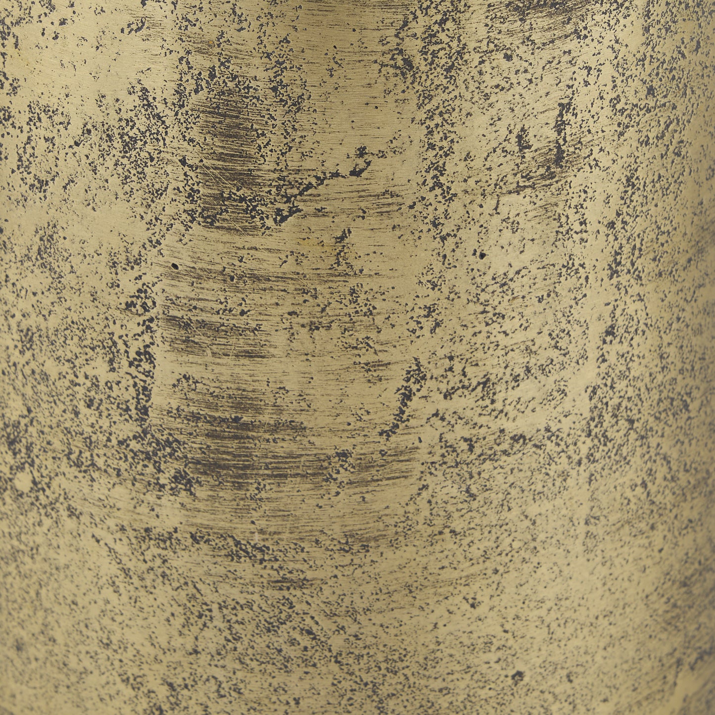 Quonset Extra Tall Brass Finished Aluminum Metal Pillar Object