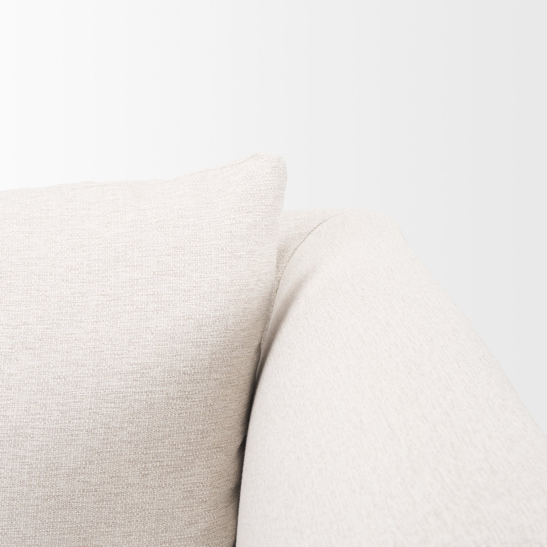 Halston Right Arm Sectional Piece Oatmeal Performance Fabric