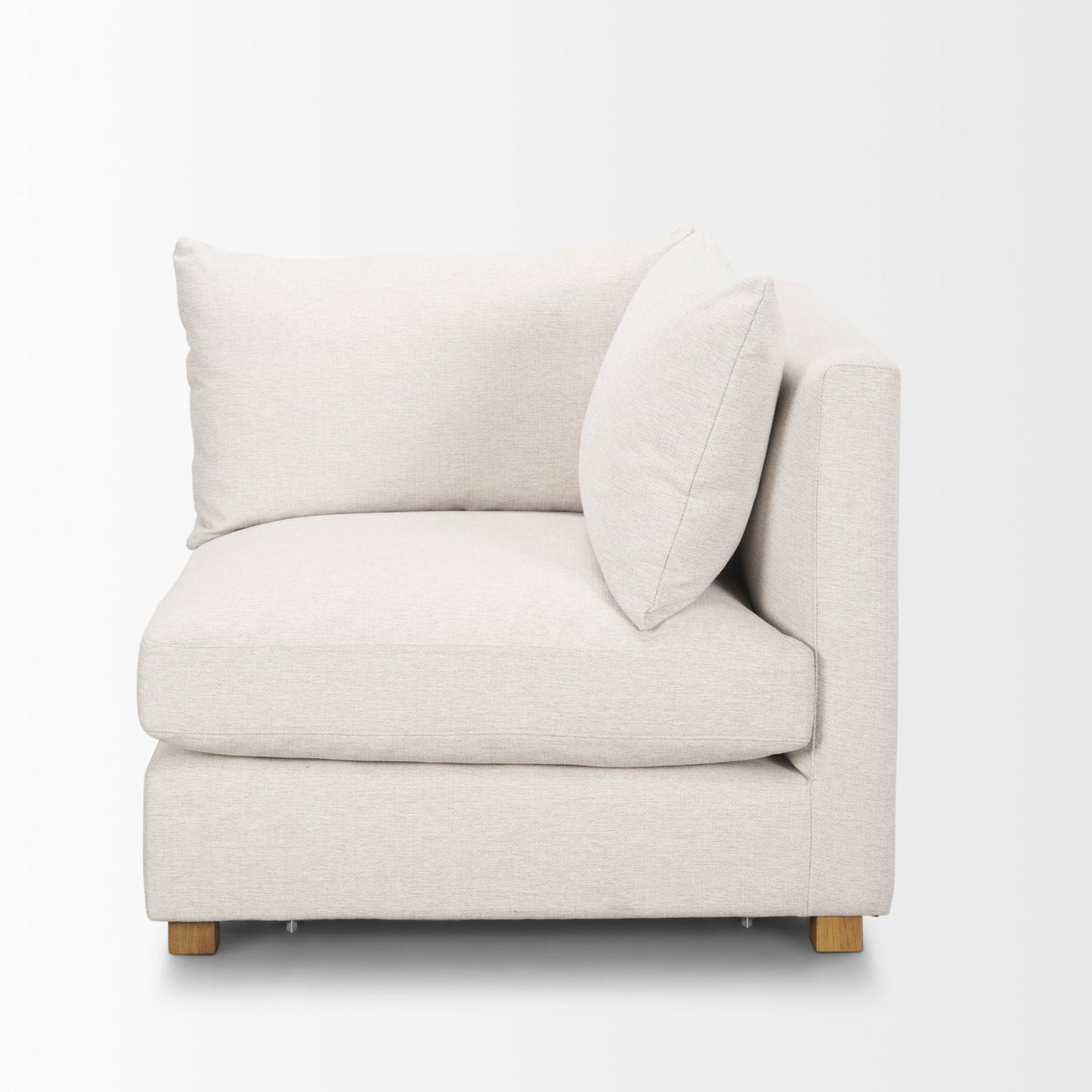 Halston Corner Sectional Piece Oatmeal Performance Fabric