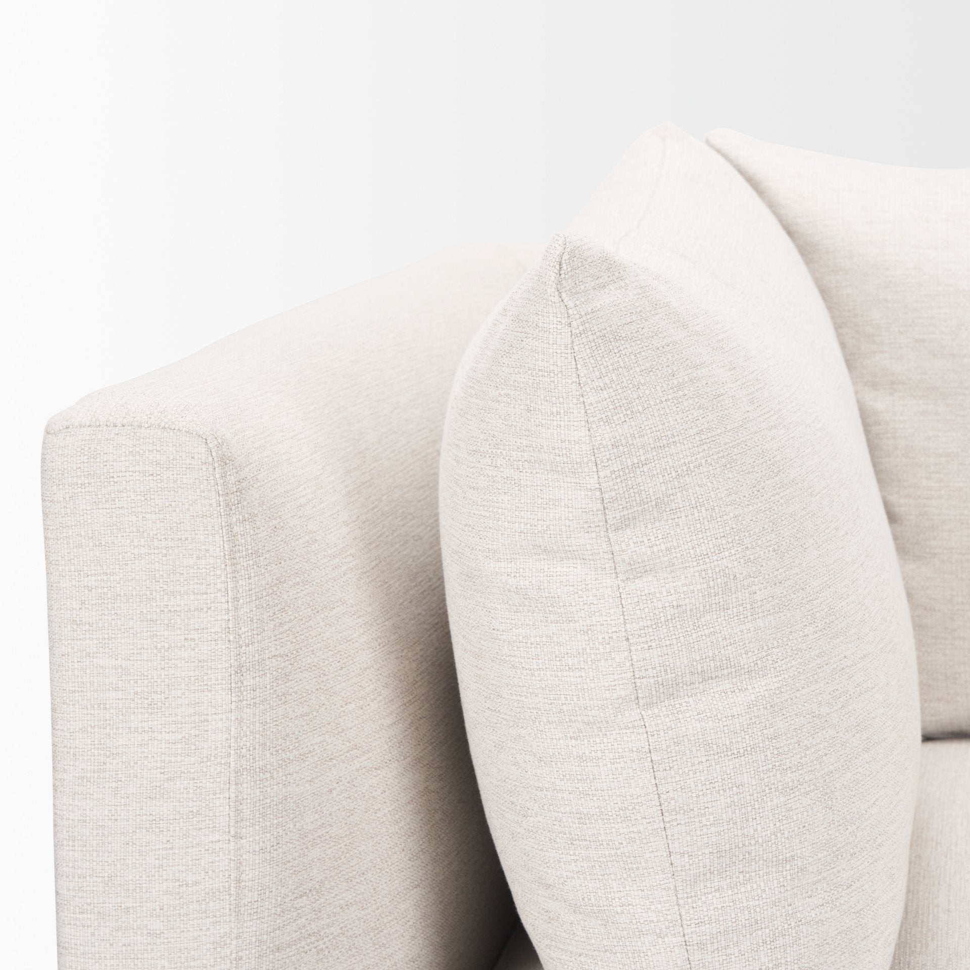 Halston Corner Sectional Piece Oatmeal Performance Fabric