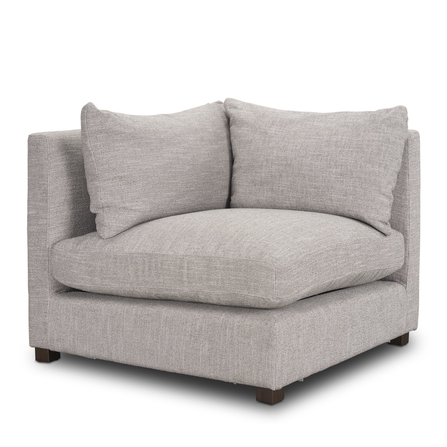 Halston Corner Light Grey Performance Fabric