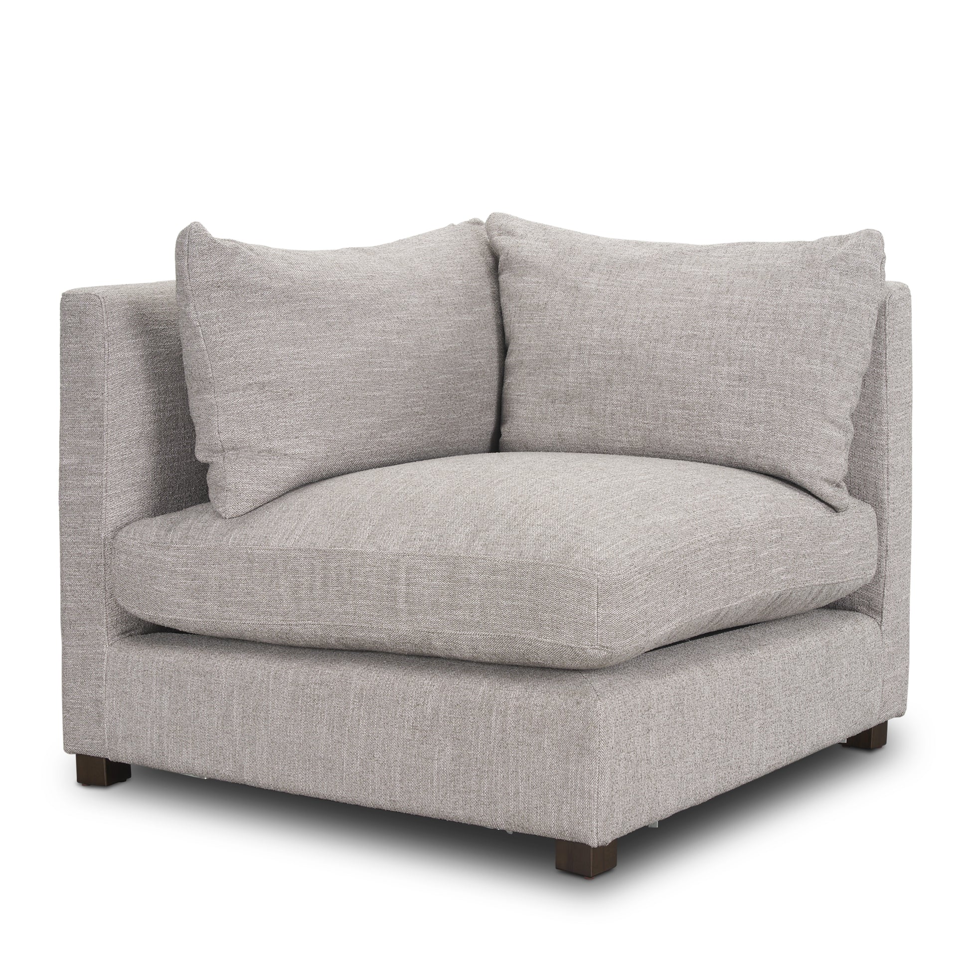 Halston Corner Light Grey Performance Fabric