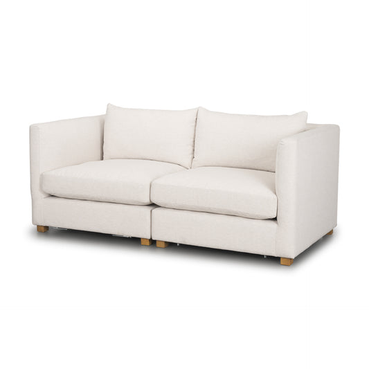 Halston 2 Piece Oatmeal Sofa Set