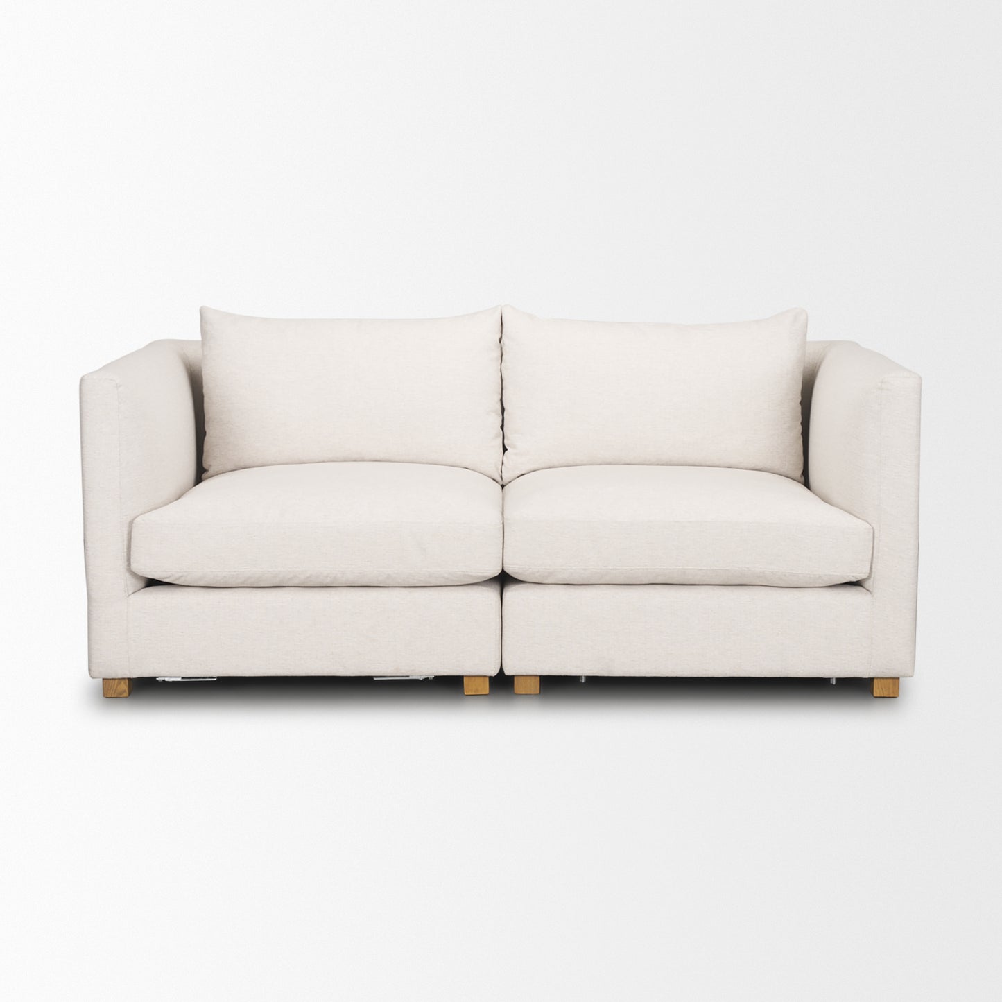 Halston 2 Piece Oatmeal Sofa Set