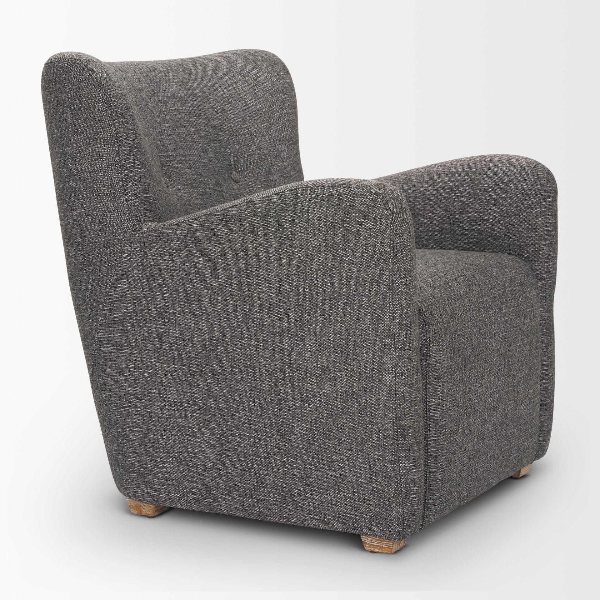 Dunstan Accent Chair Charcoal Fabric - accent-chairs