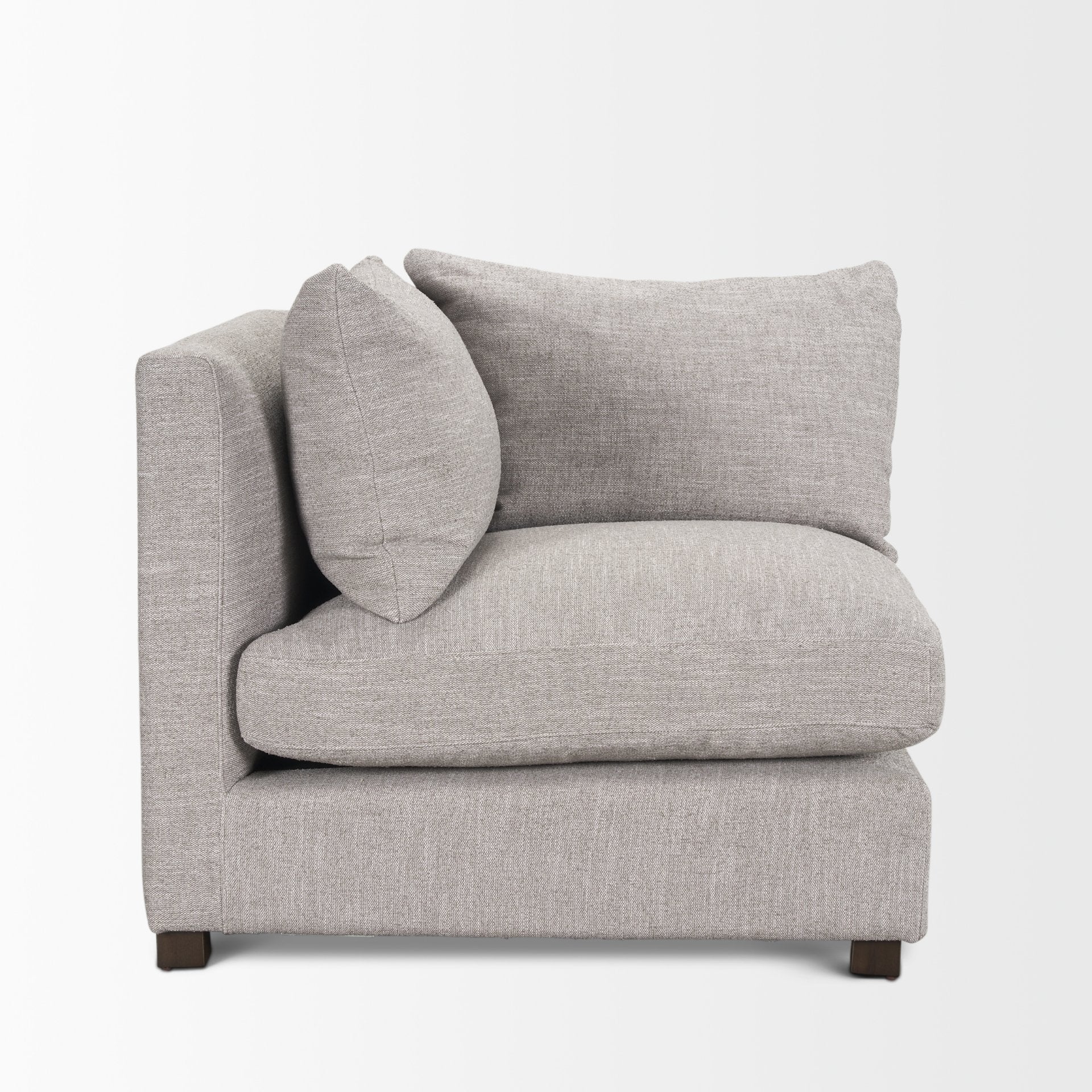 Halston Corner Light Grey Performance Fabric