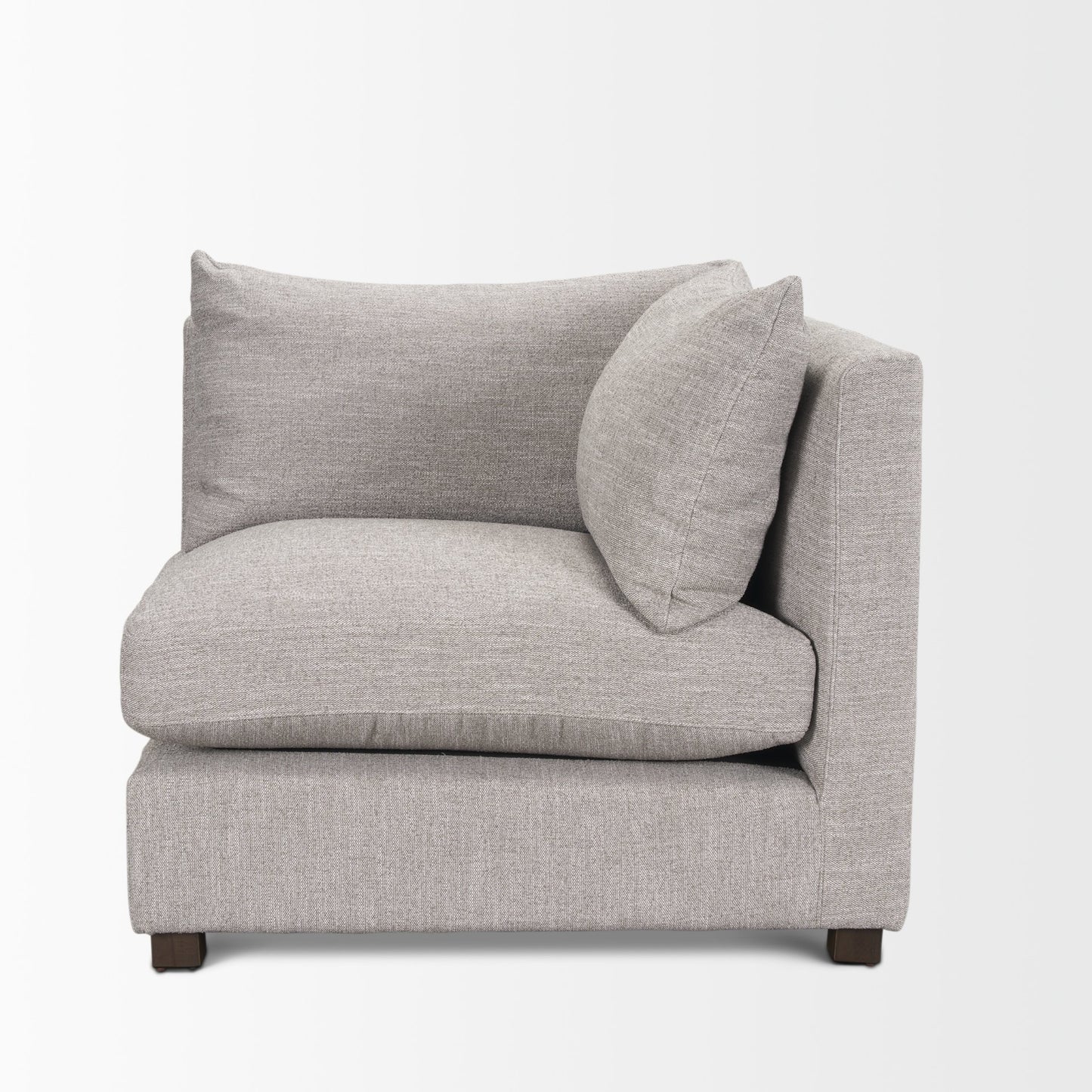 Halston Corner Light Grey Performance Fabric