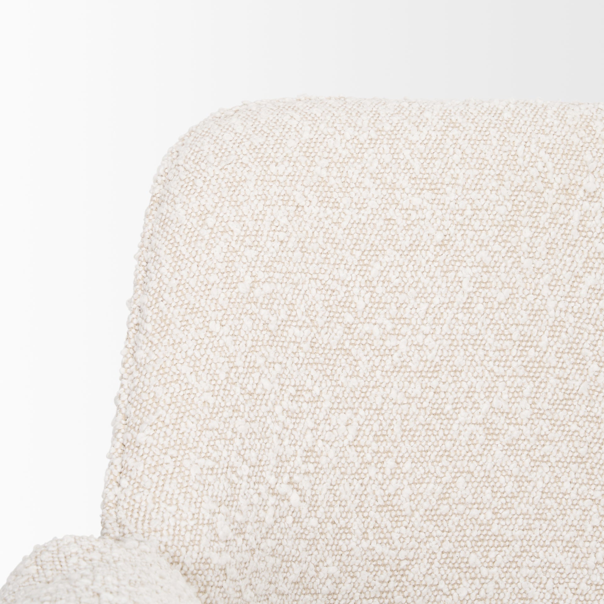 Brently Dining Chair Cream Boucle - dining-chairs