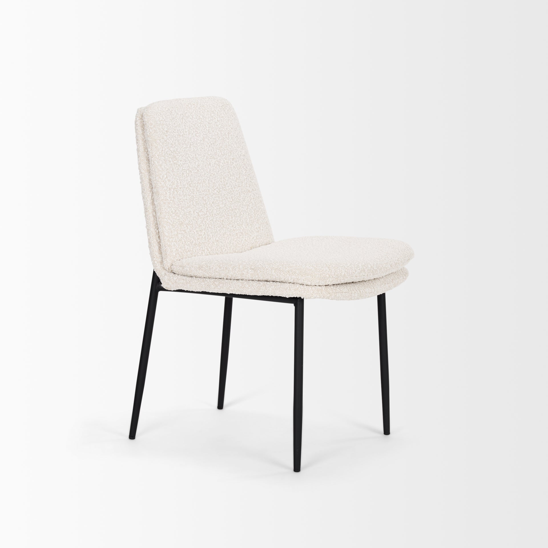 Eve Dining Chair Cream Boucle - dining-chairs